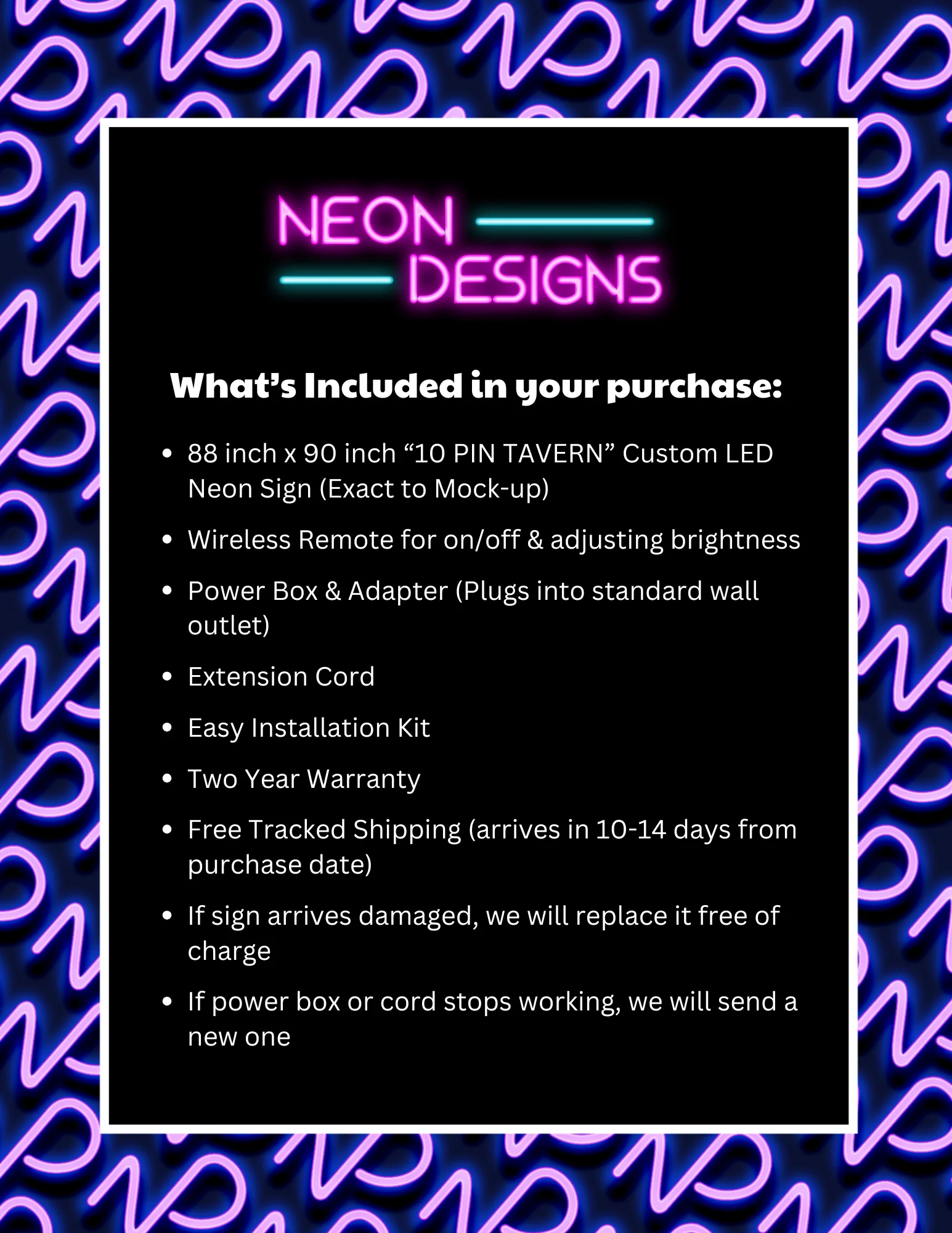 10 PIN TAVERN - Premium Neon Artwork - Image 2