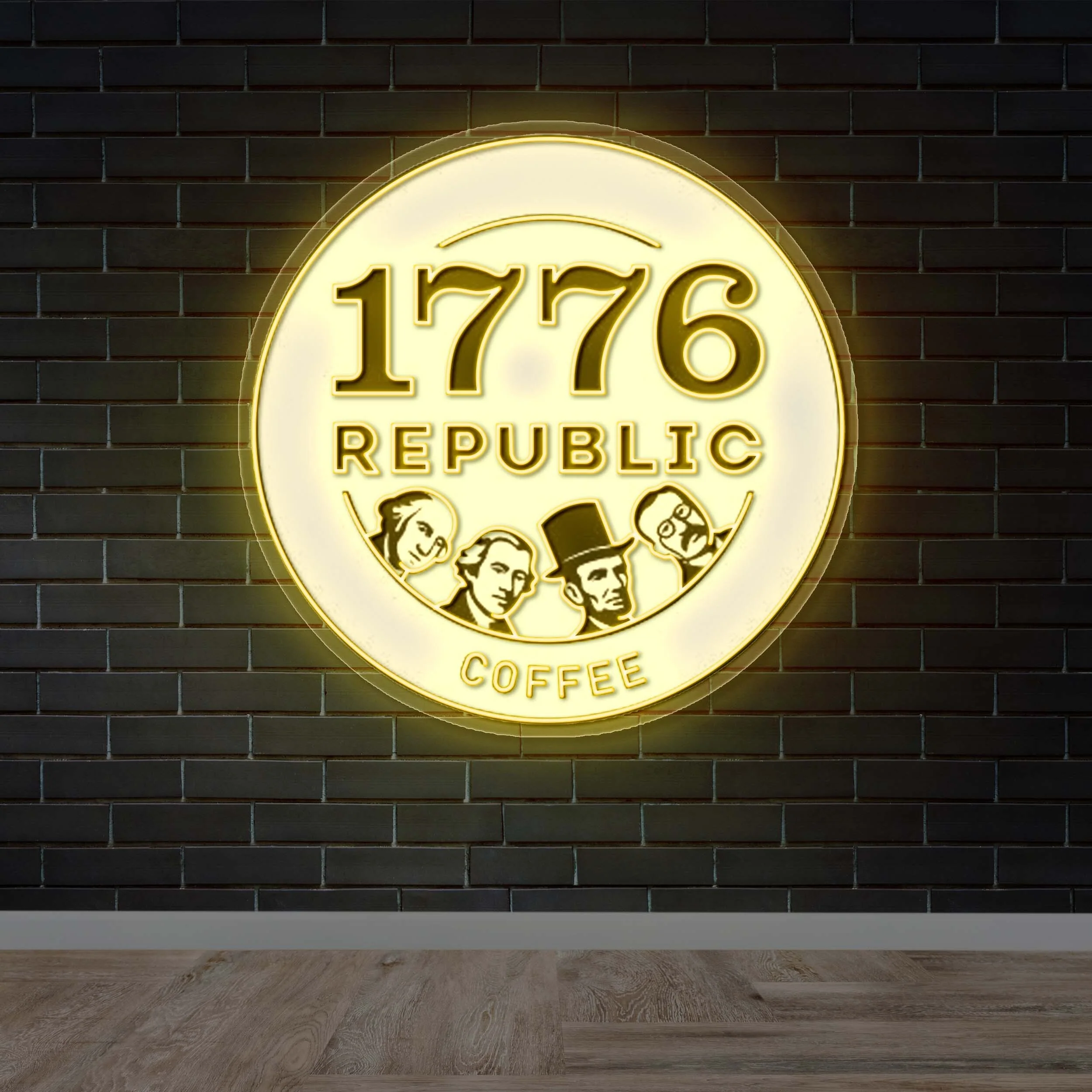 1776 REPUBLIC - Premium Neon Artwork