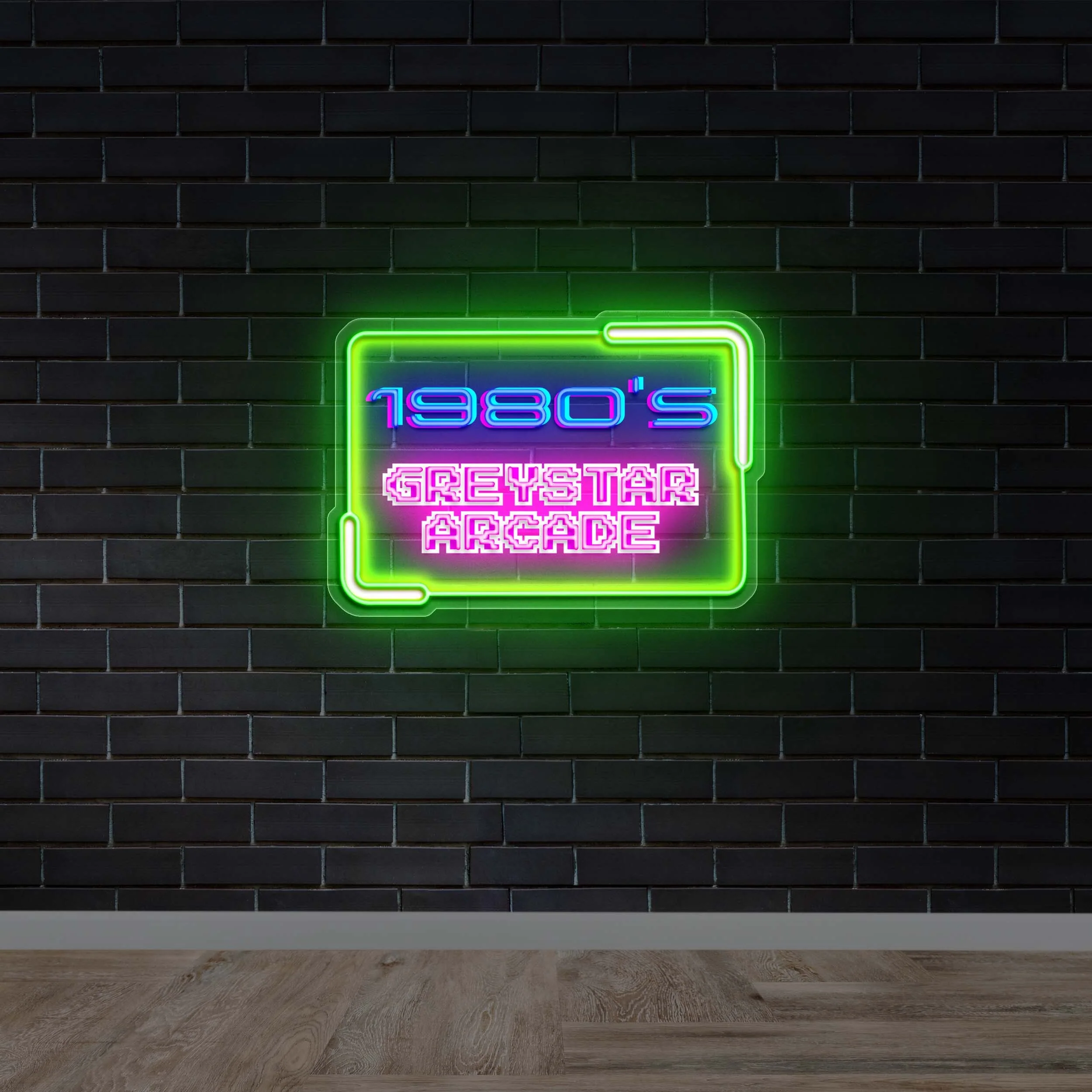 1980’s Greystar Arcade - Premium Neon Artwork