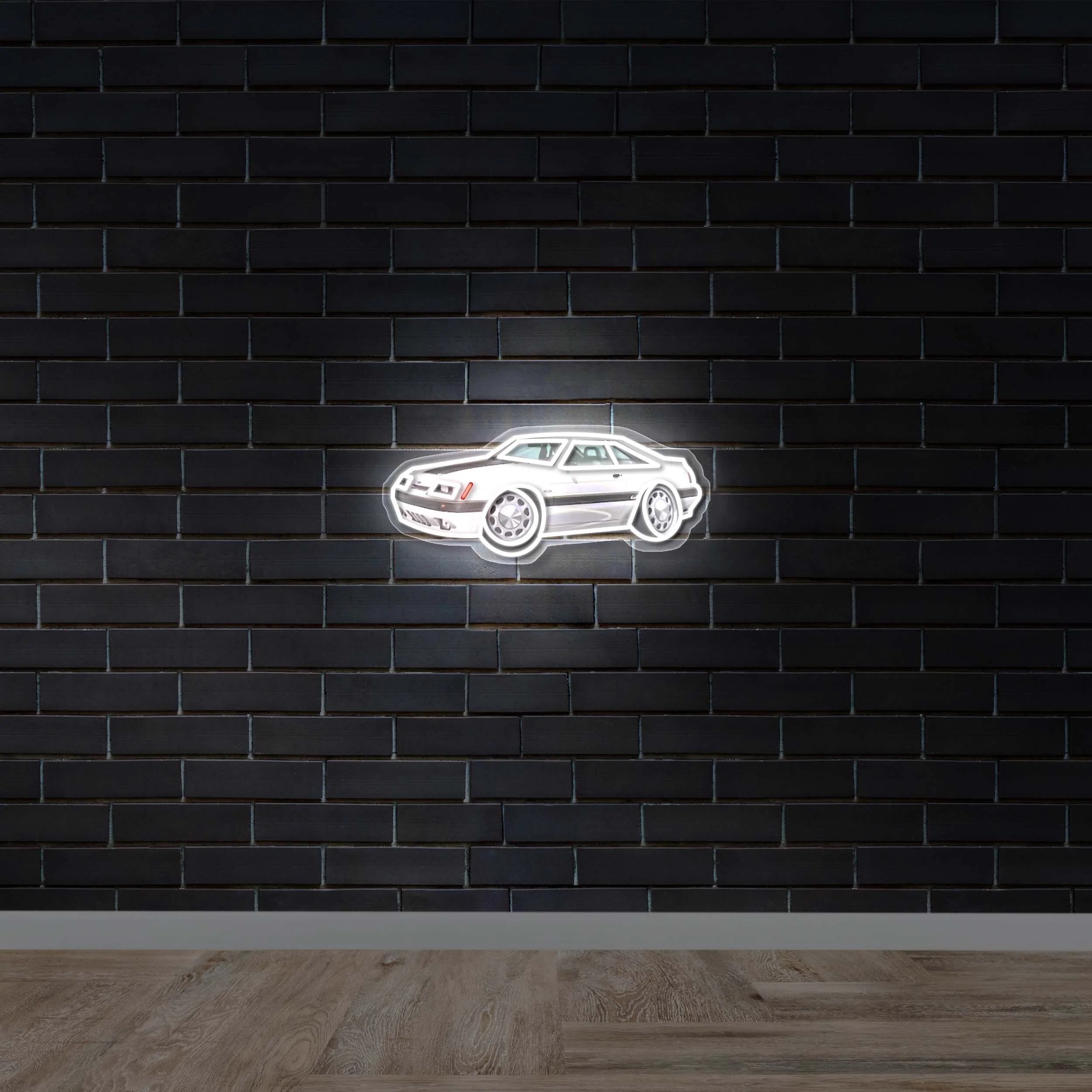 1986 Mustang GT - Premium Neon Artwork