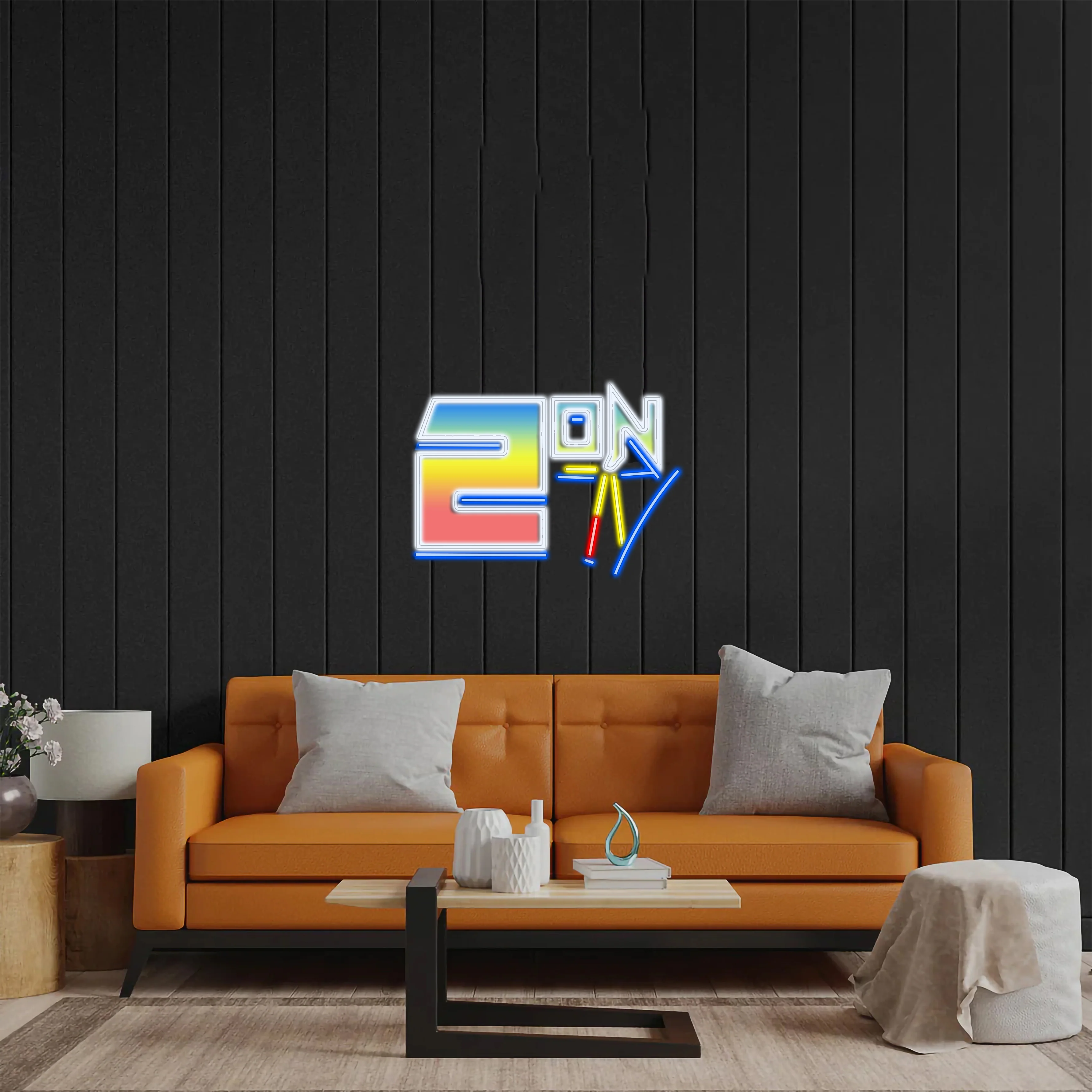 2 ON - Premium Neon Artwork