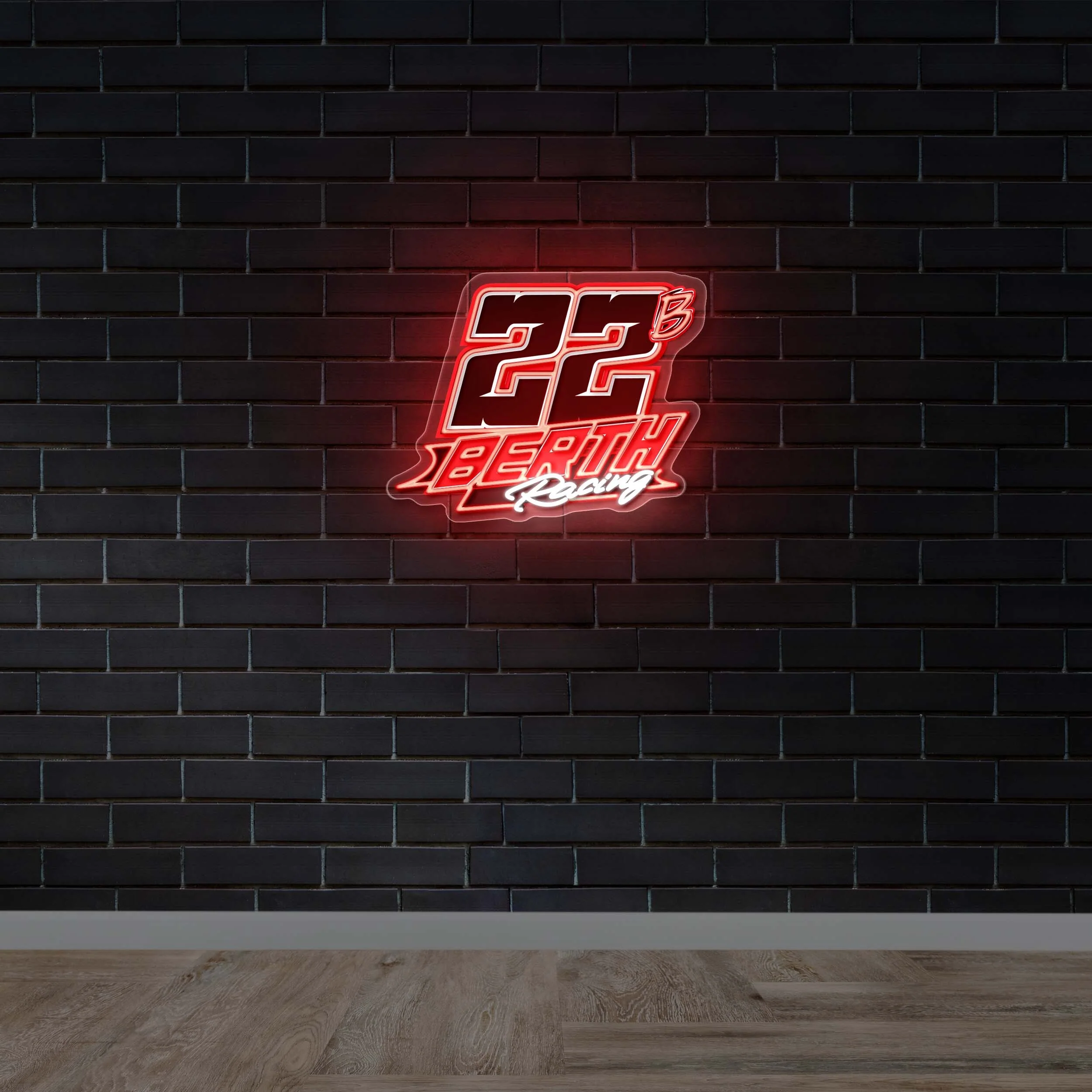 22B Berth Racing – Premium Neon Artwork