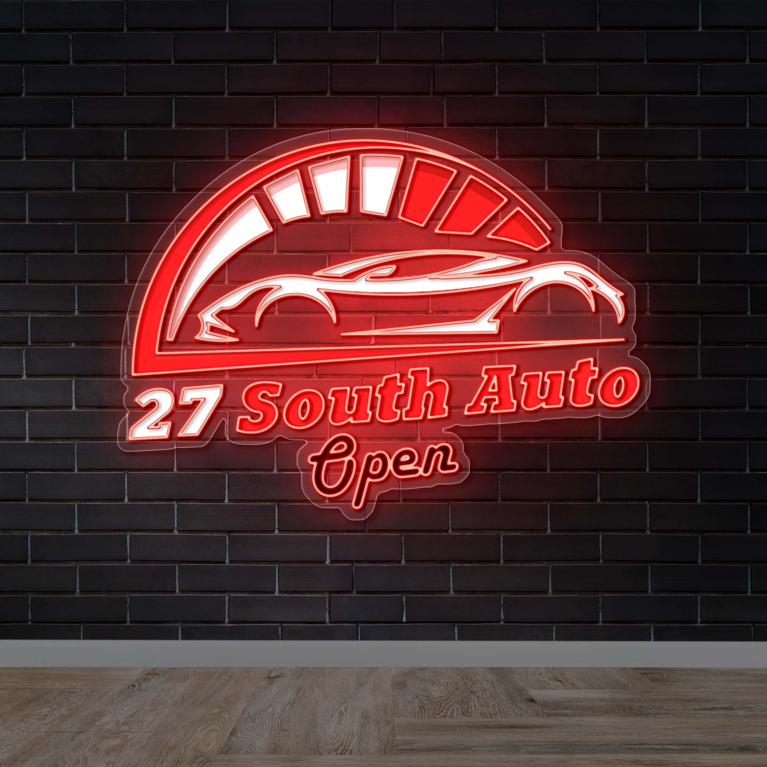 27 SOUTH AUTO - Premium Neon Artwork