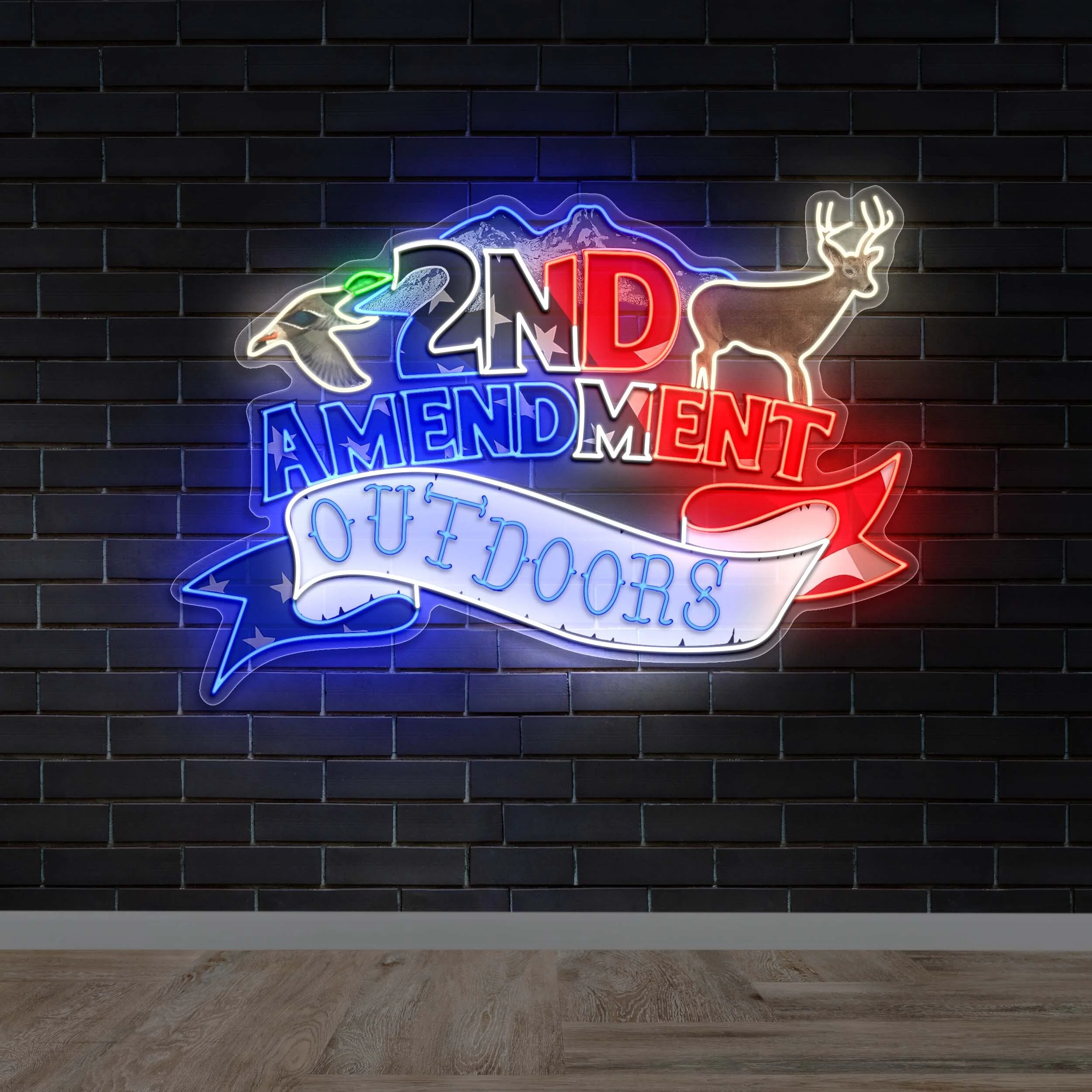 2ND AMENDMENT - Premium Neon Artwork