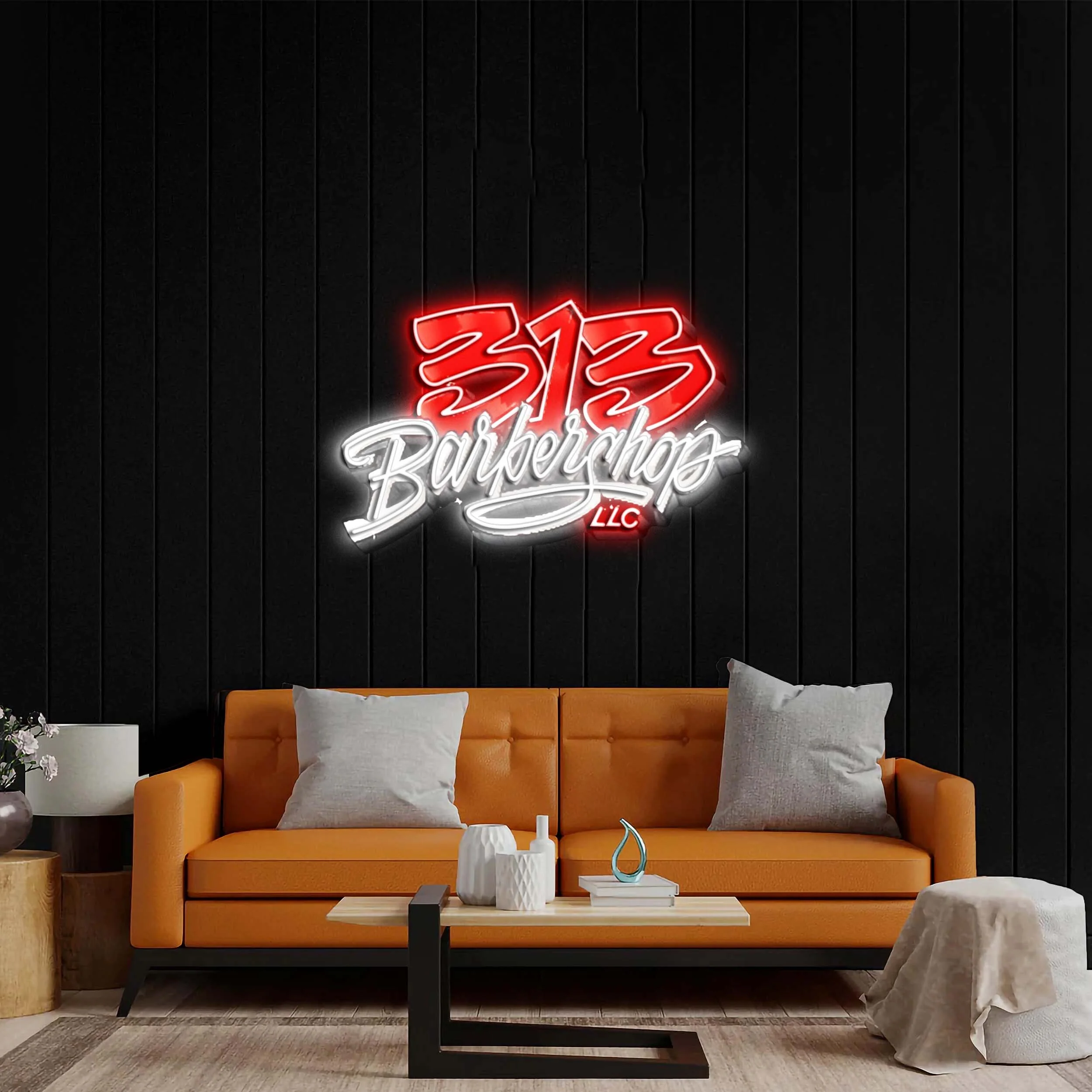 313 Barbershop LLC - Premium Neon Artwork