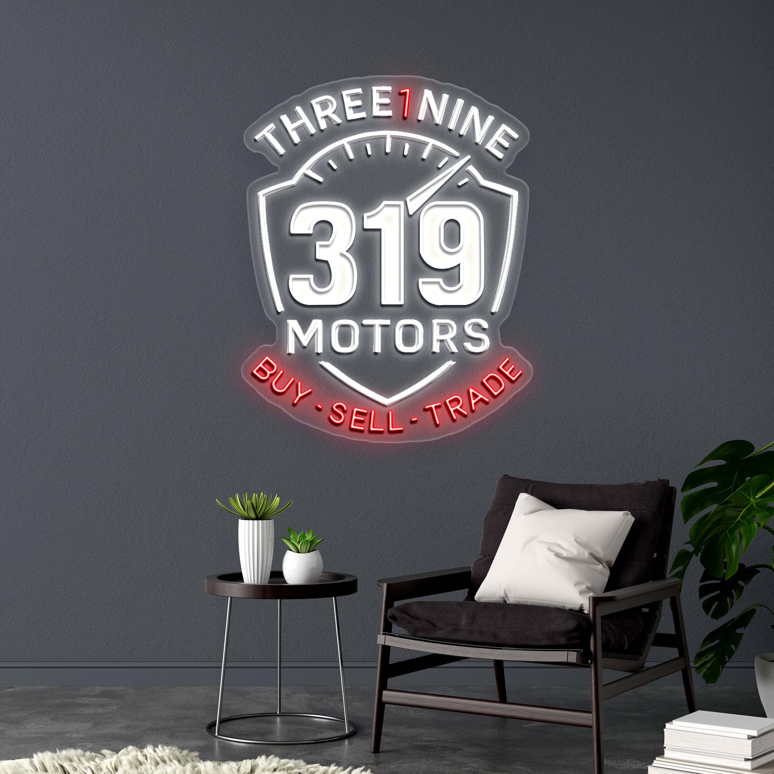 319 MOTORS - Premium Neon Artwork