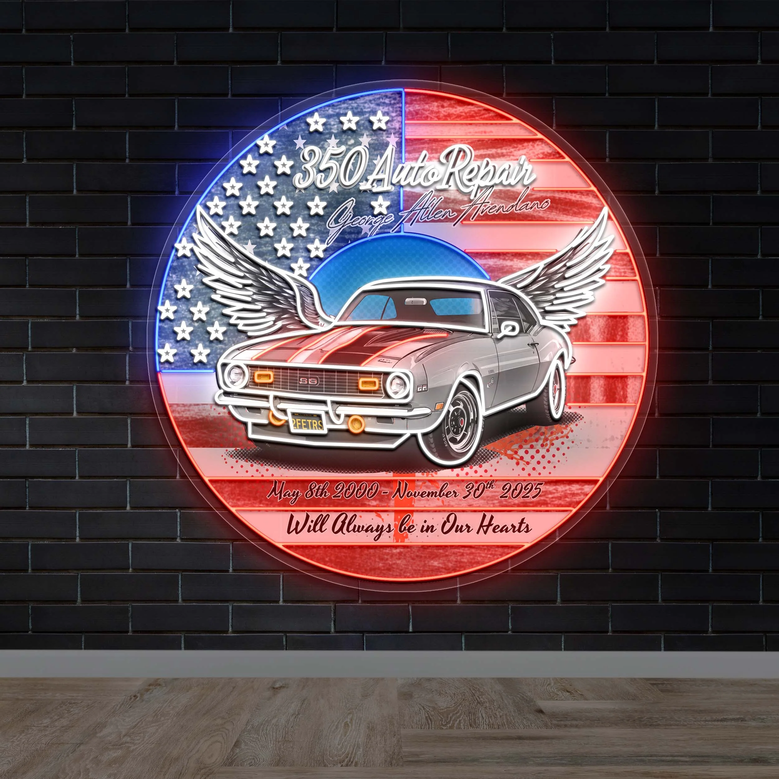 350 Auto Repair | 2nd version - Premium Neon Artwork