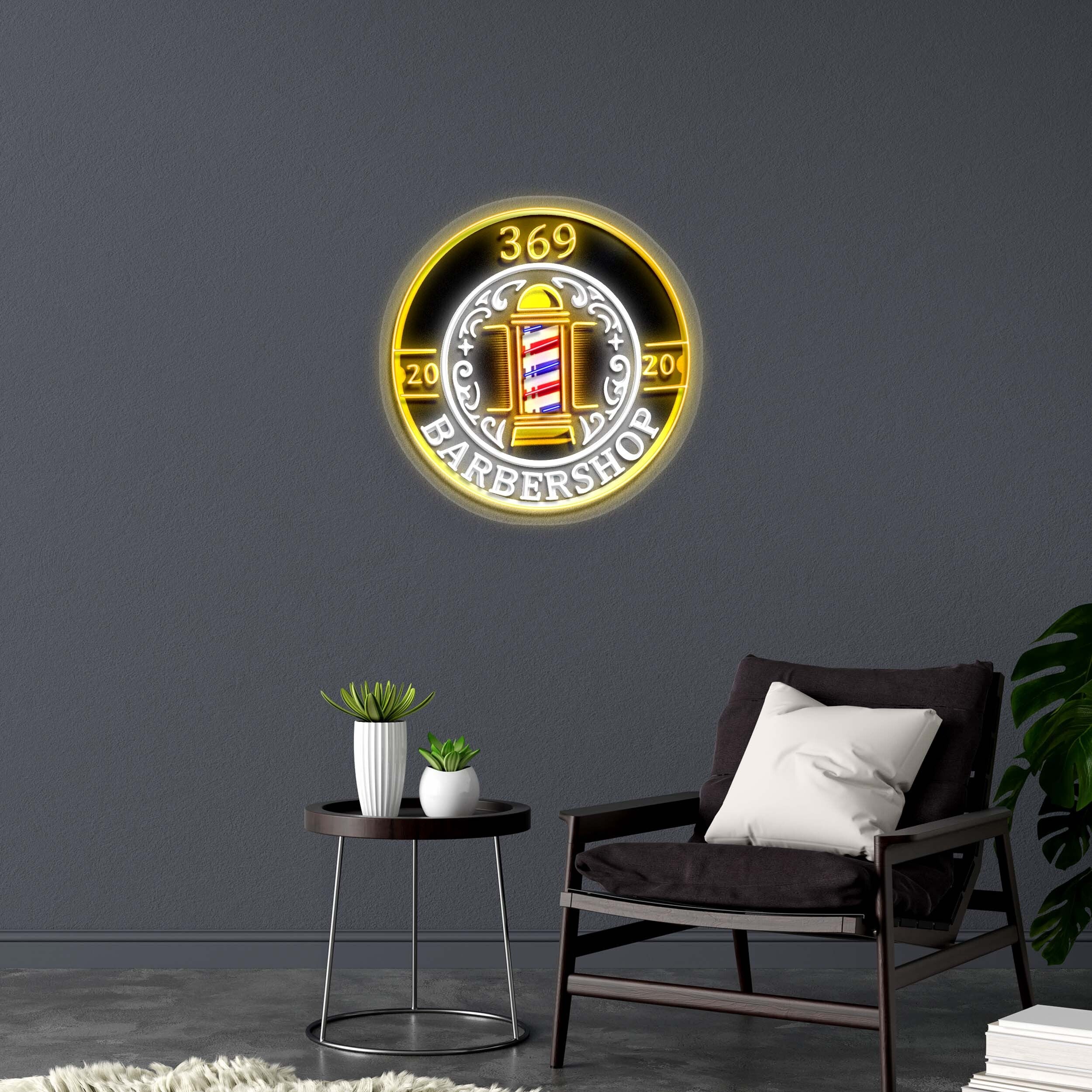 369 BARBERSHOP - Premium Neon Artwork