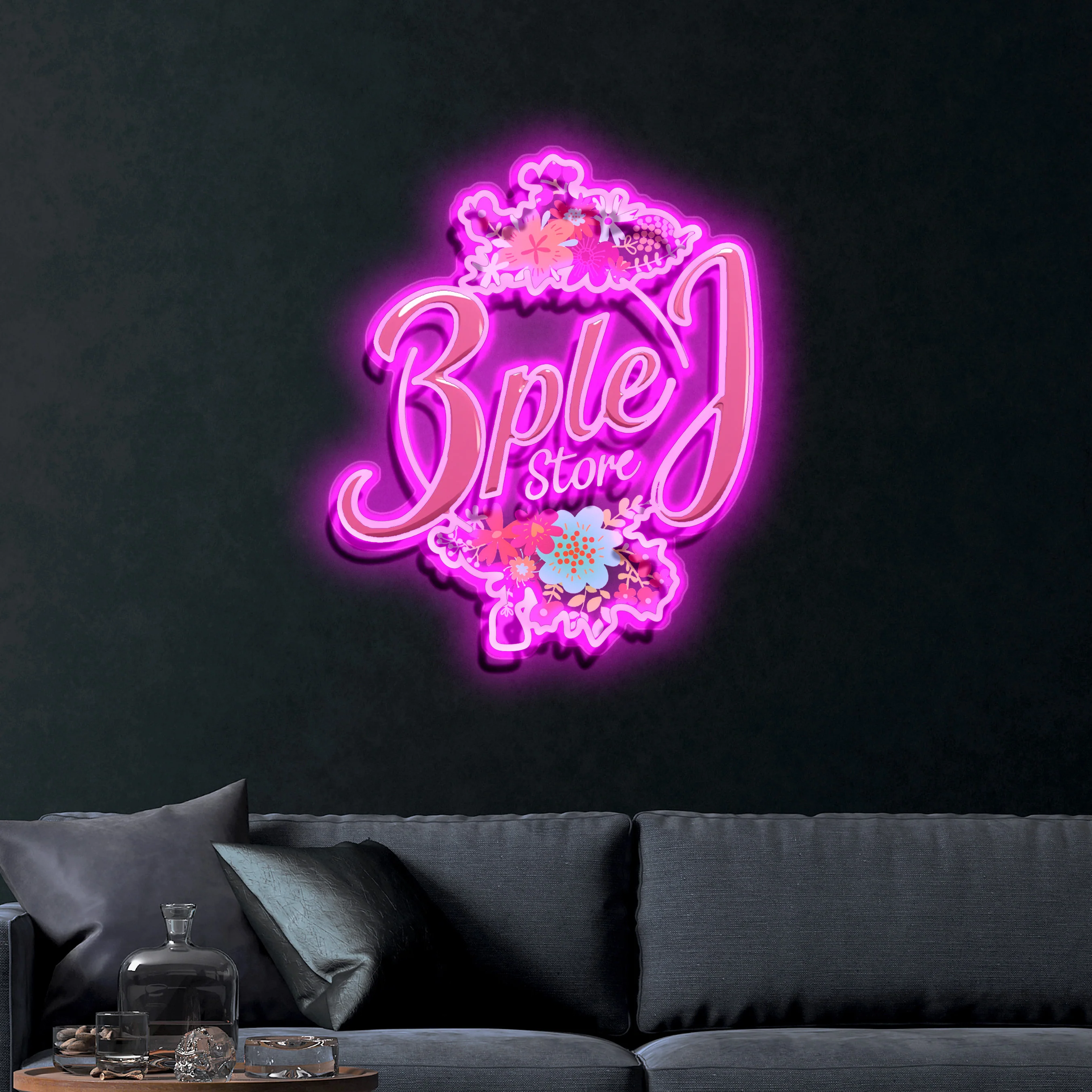 3ple J Store – Premium Neon Artwork