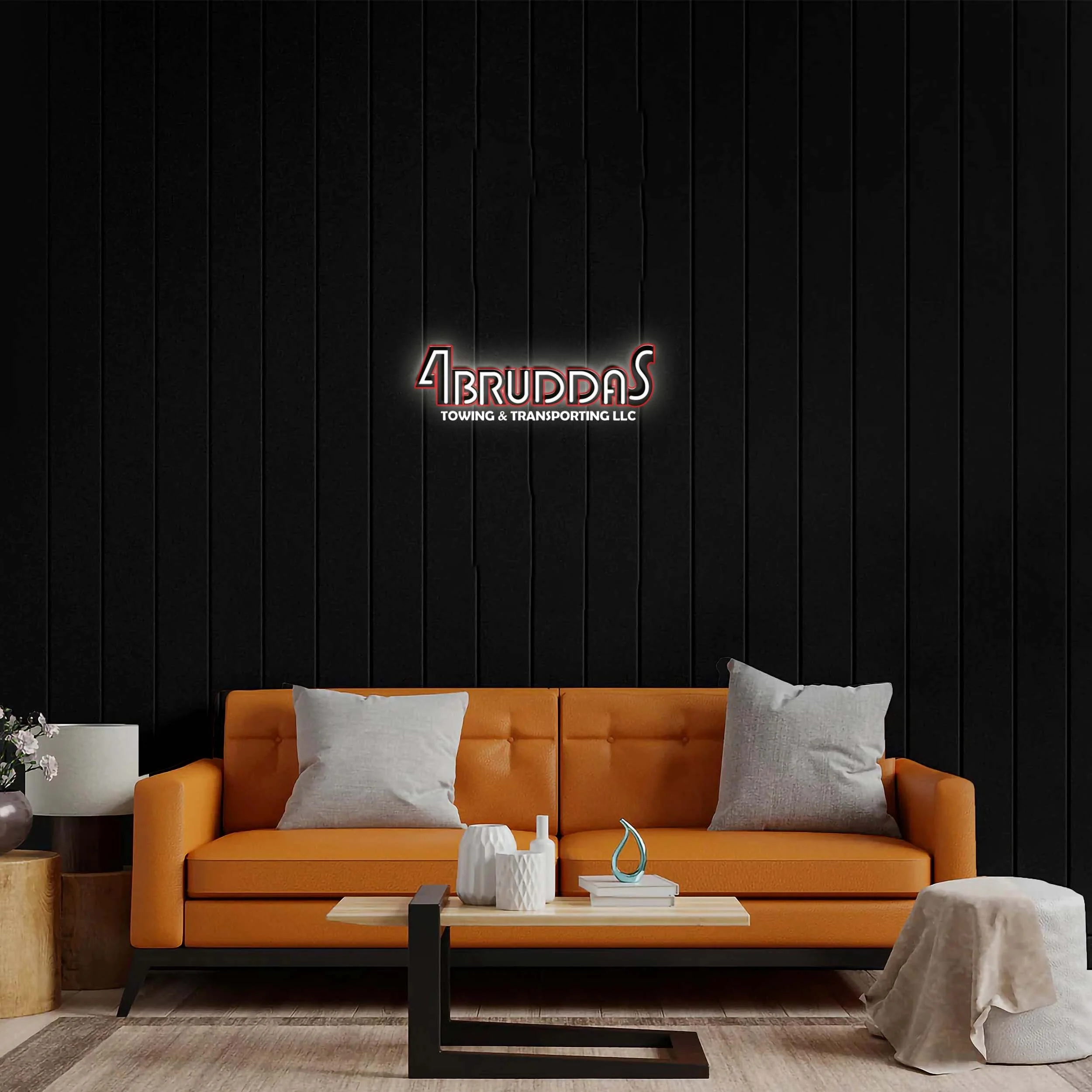 4 BRUDDAS - Premium Neon Artwork