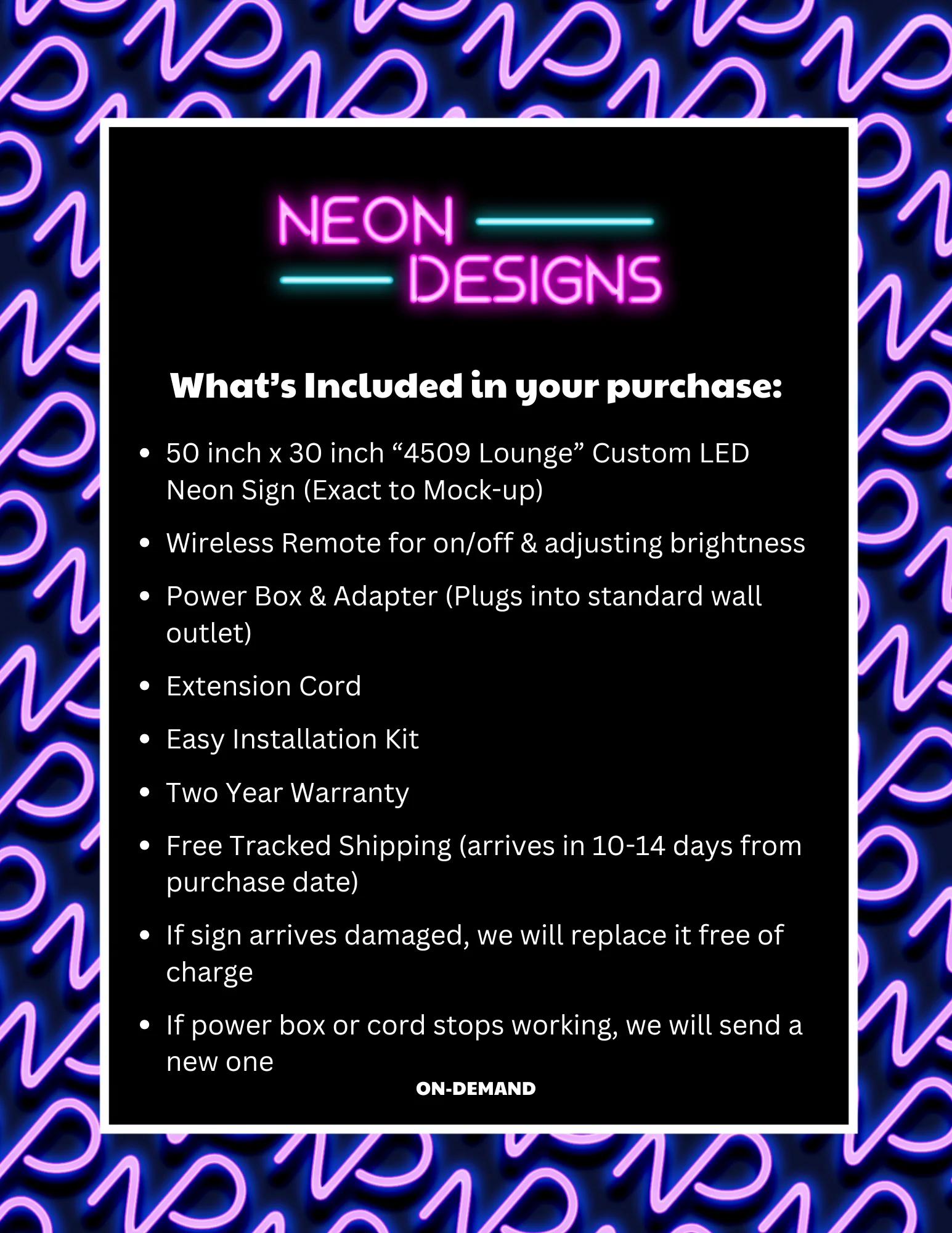 4509 Lounge - Premium Neon Artwork - Image 2