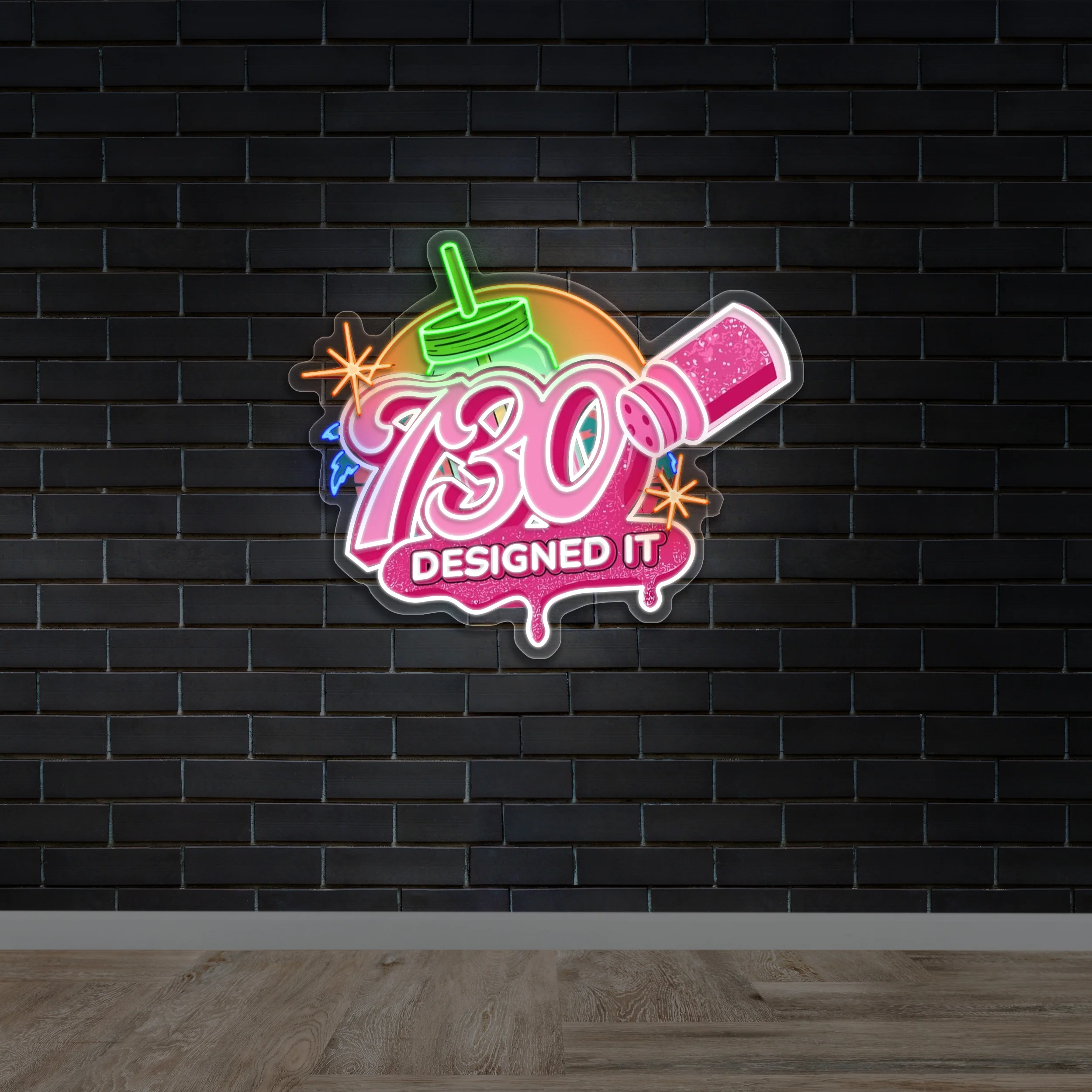 730 DESIGNED IT - Premium Neon Artwork