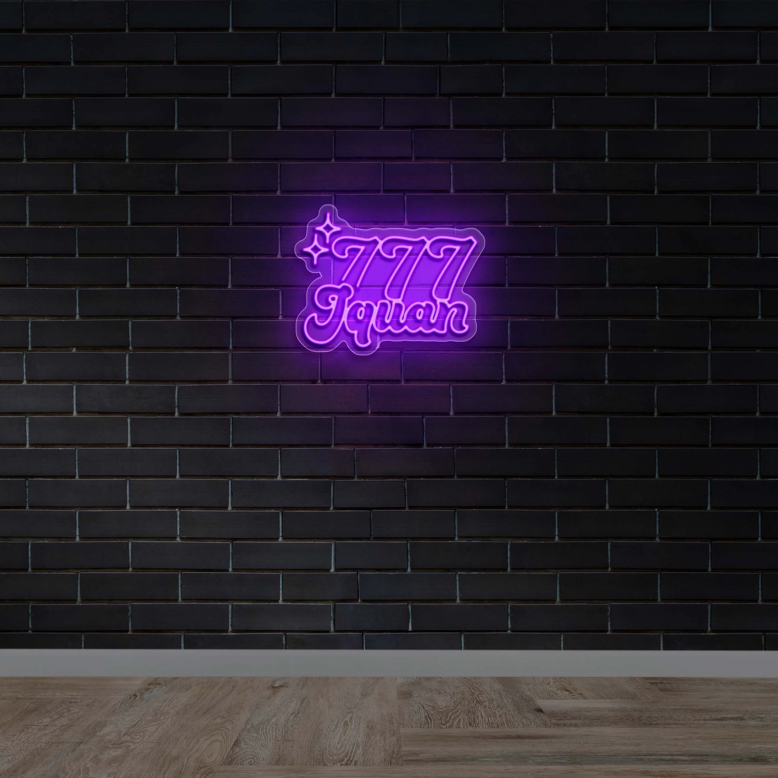 777 Jquan - Premium Neon Artwork