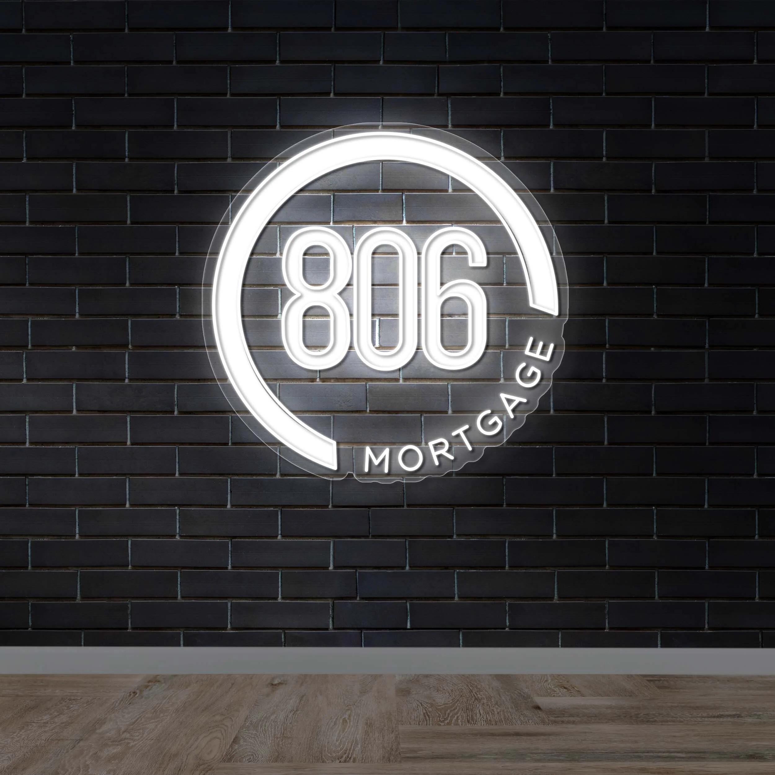 806 MORTGAGE - Premium Neon Artwork