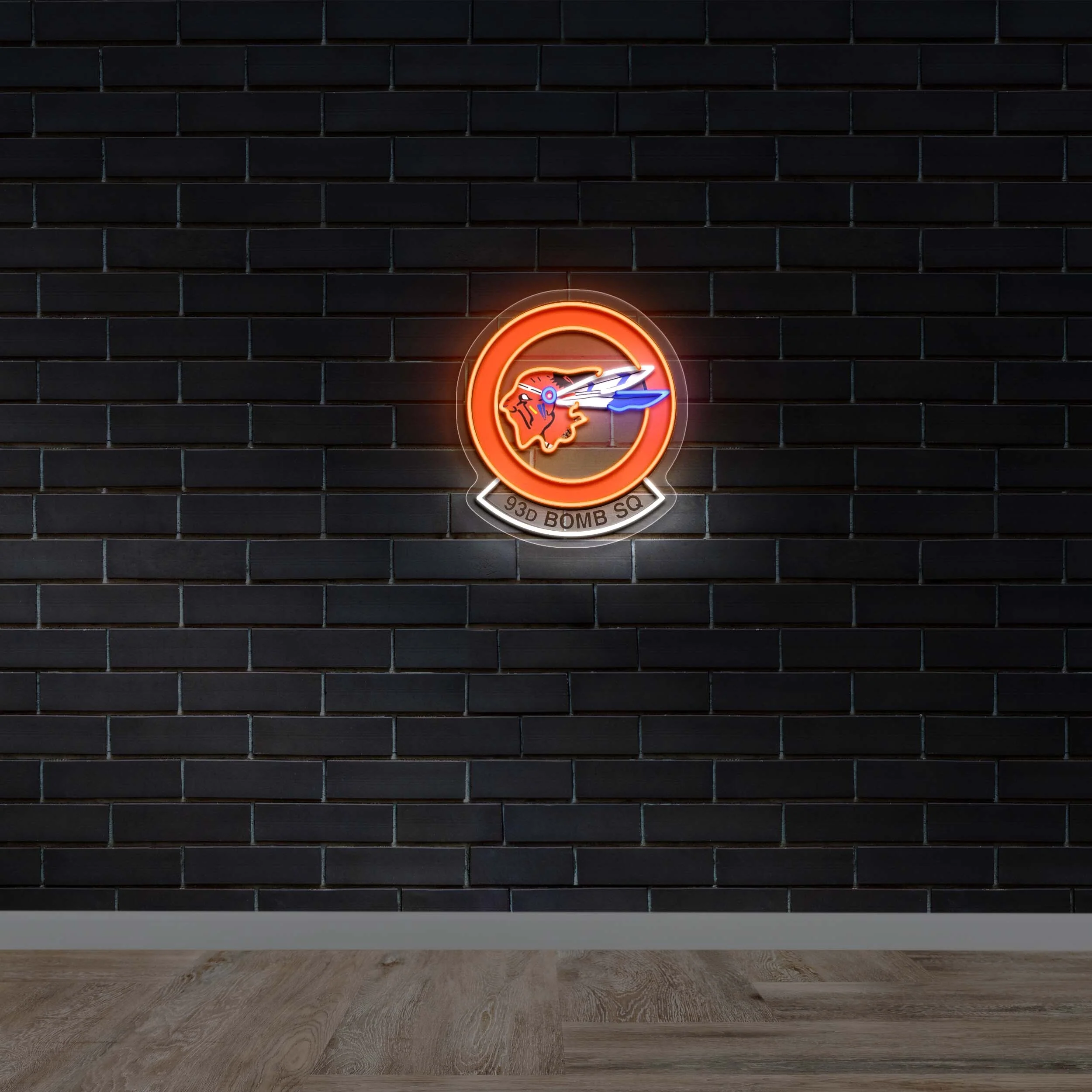 93D BOMB SQ - Premium Neon Artwork