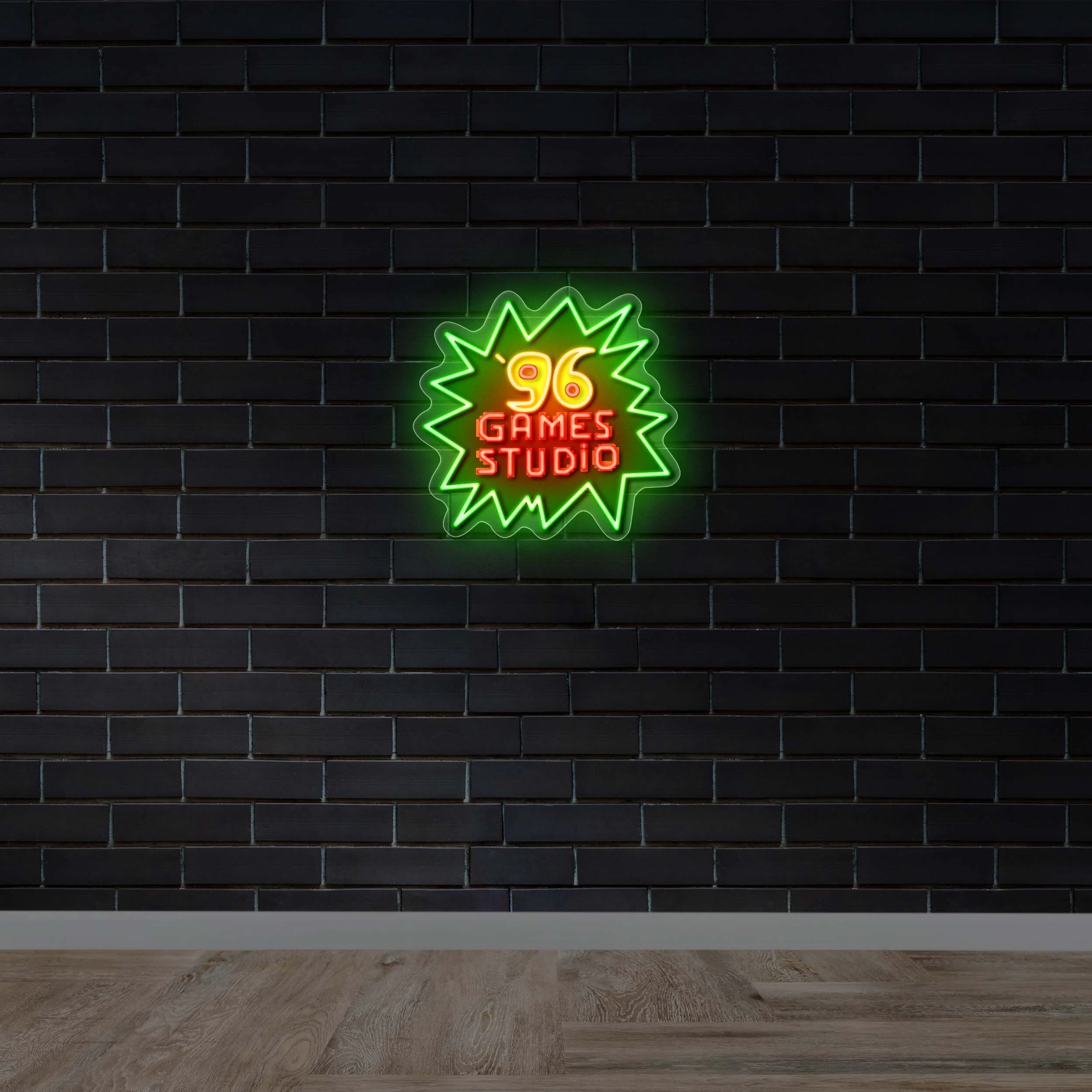 96 Games Studio - Premium Neon Artwork