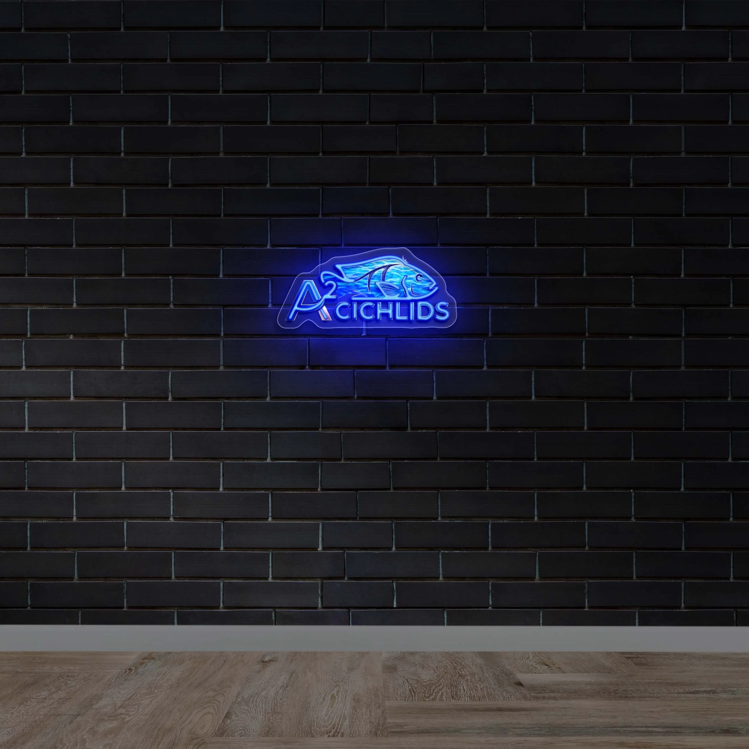 A CICHLIDS - Premium Neon Artwork