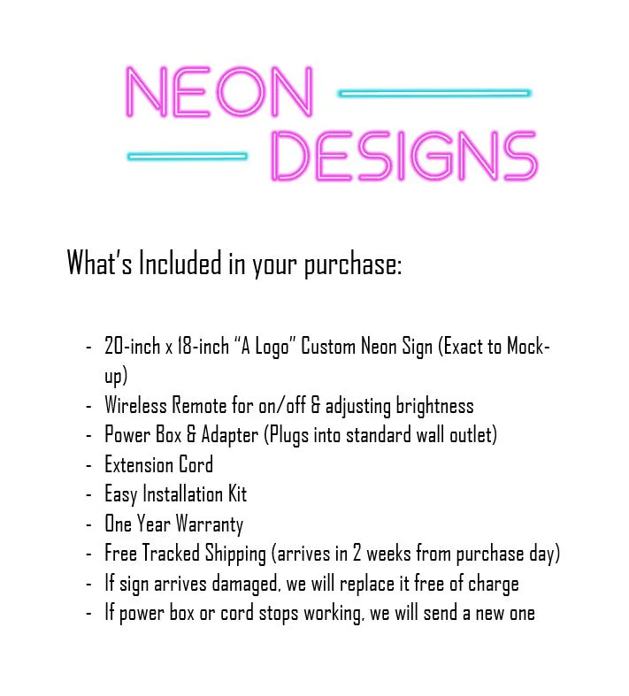 A Logo - Premium Neon Artwork - Image 4