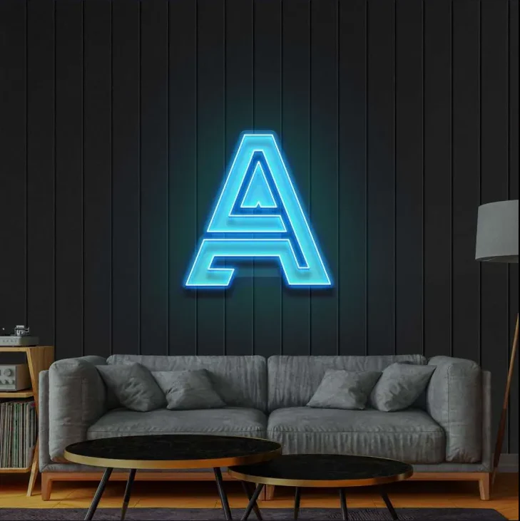 A - Premium Neon Artwork