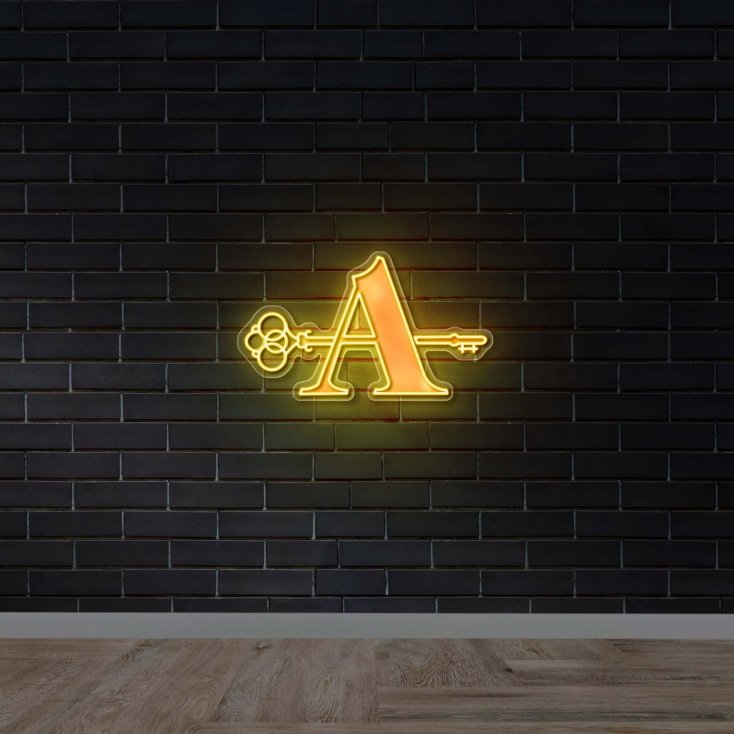 A - Premium Neon Artwork