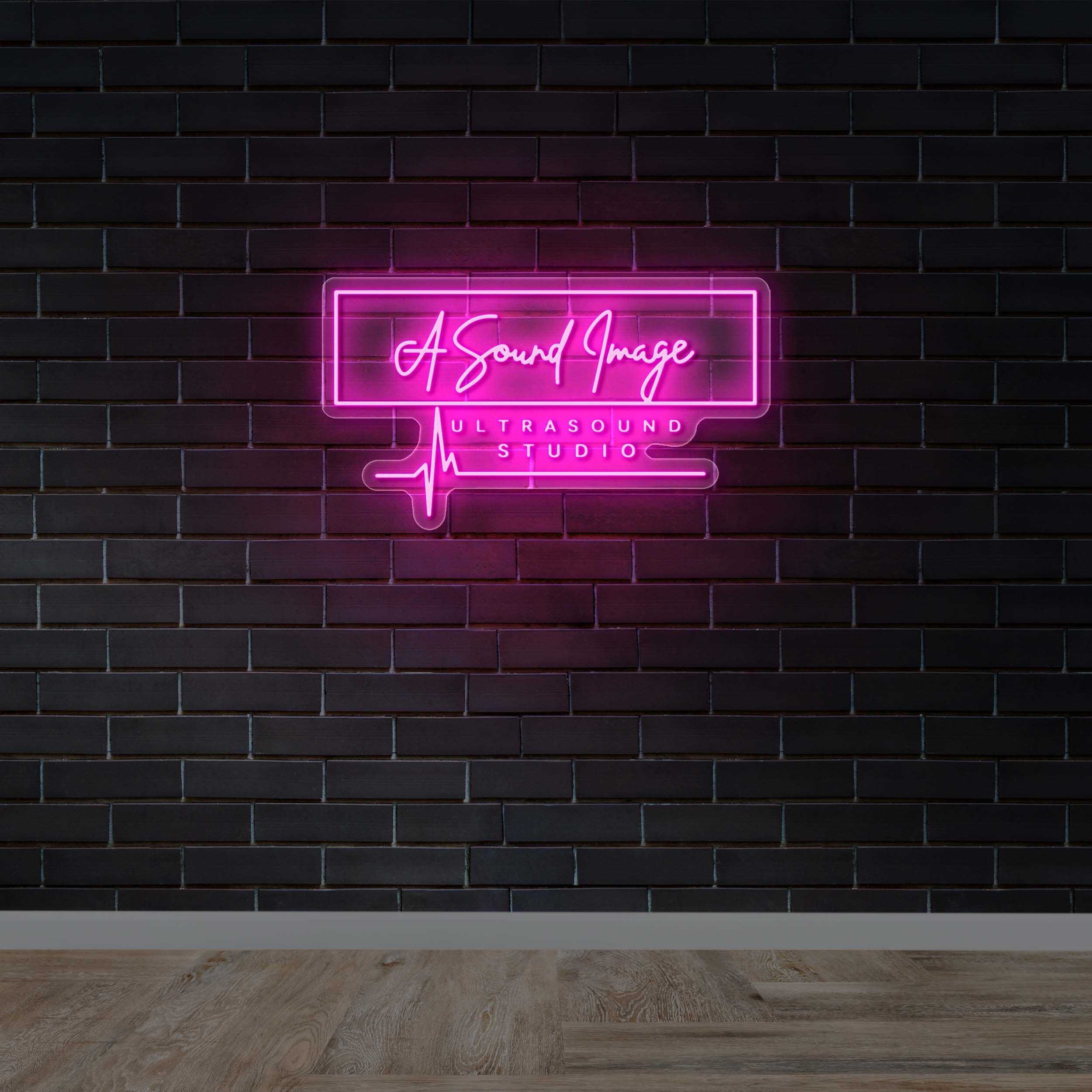A Sound Image Ultrasound Studio - Premium Neon Artwork - Image 3