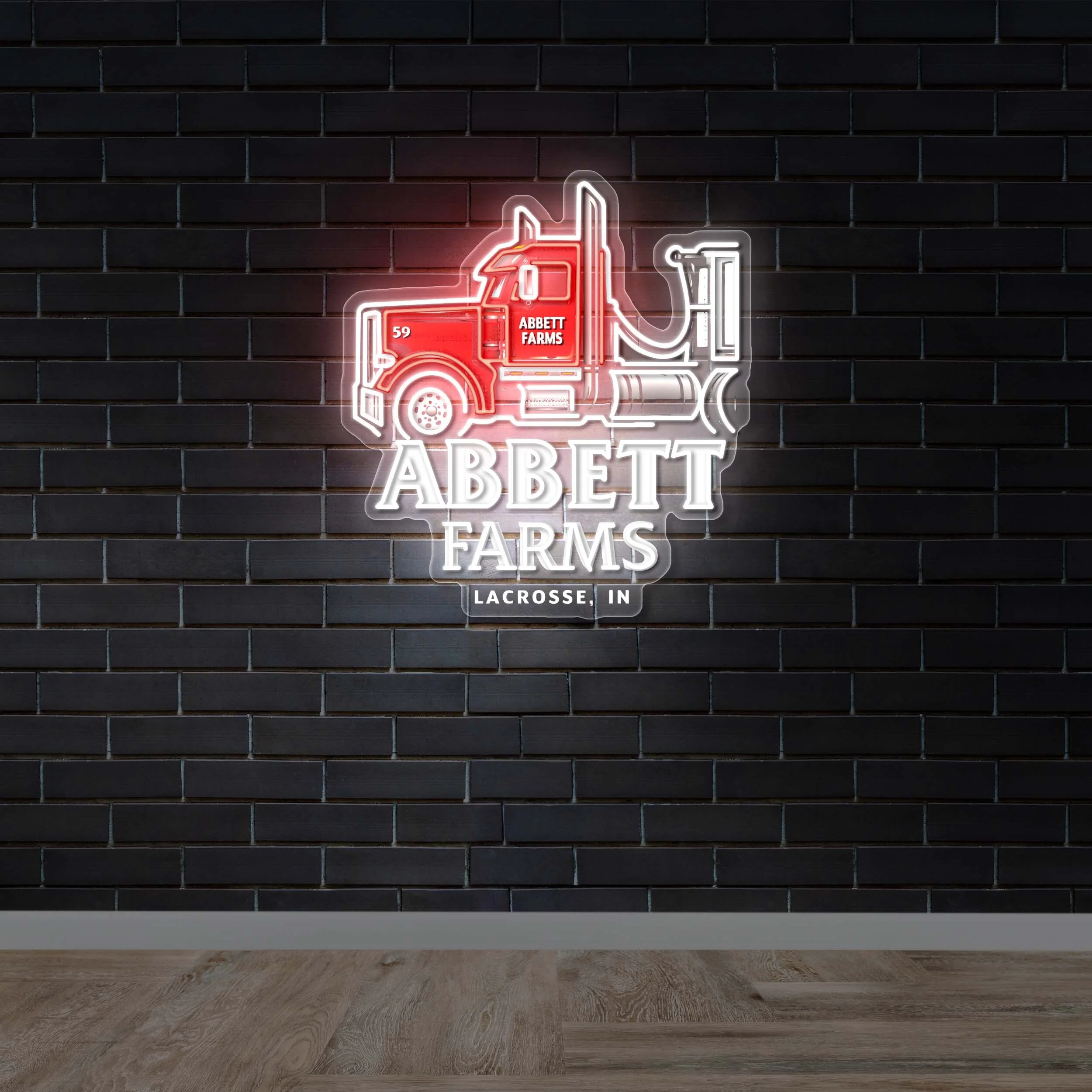 ABBETT FARMS - Premium Neon Artwork