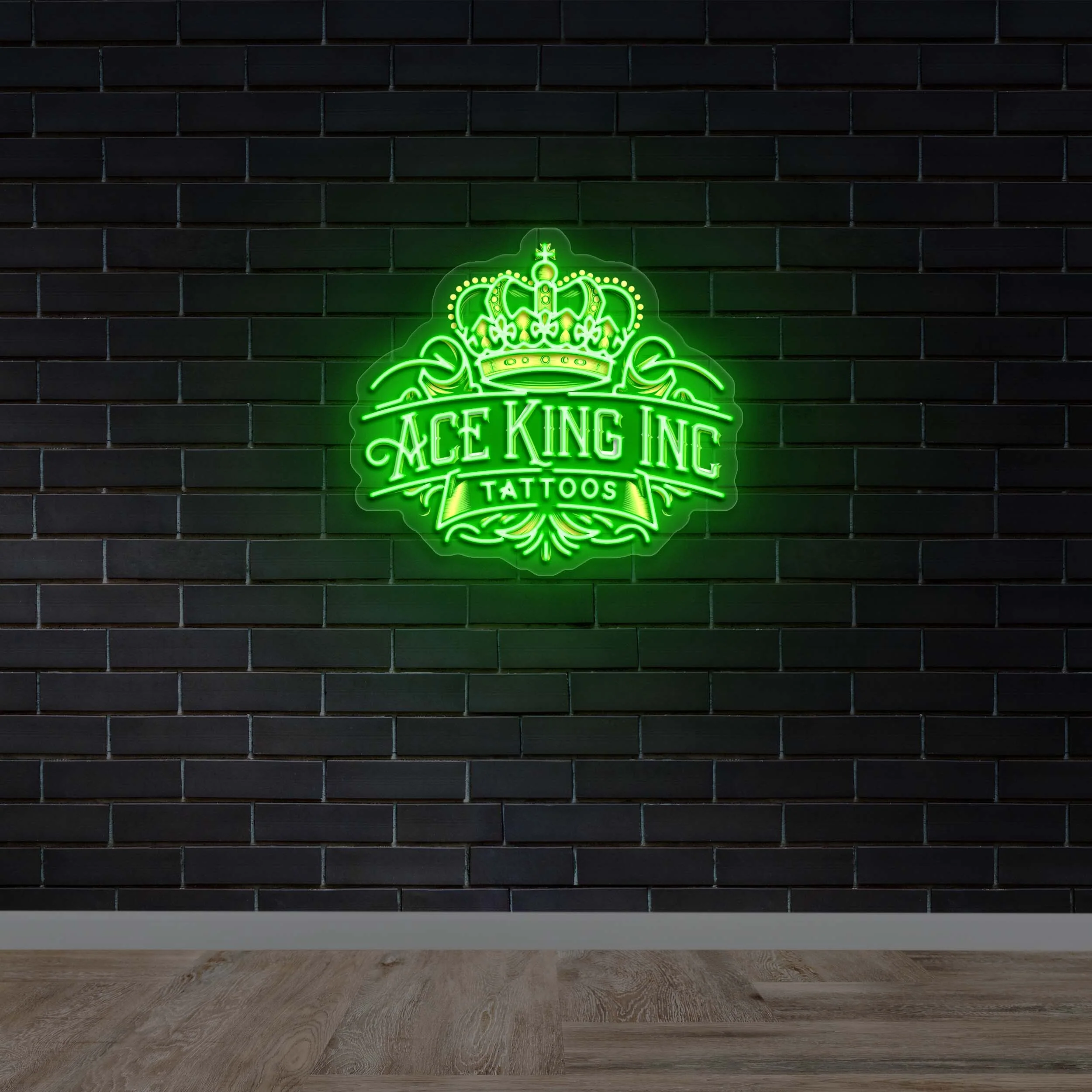 Ace King Inc Tattoos - Premium Neon Artwork