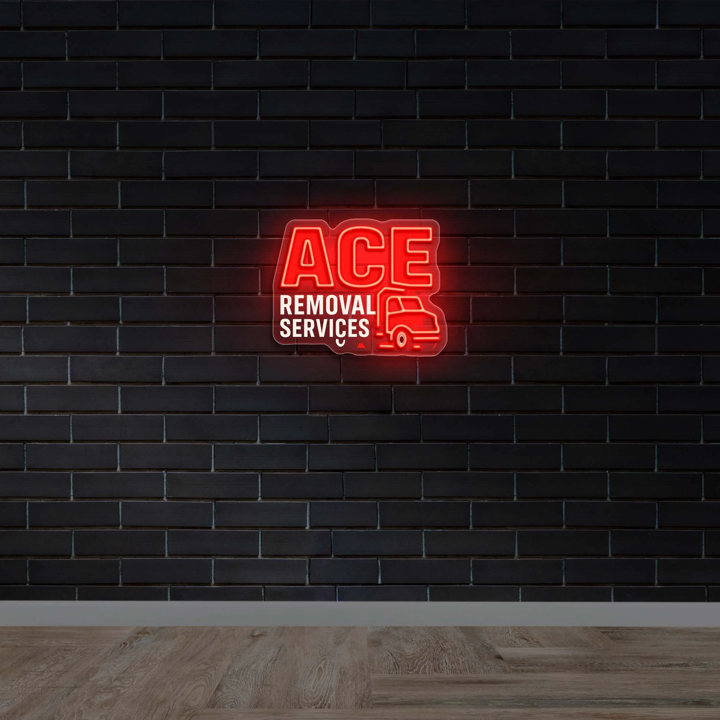 ACE REMOVAL SERVICES - Premium Neon Artwork