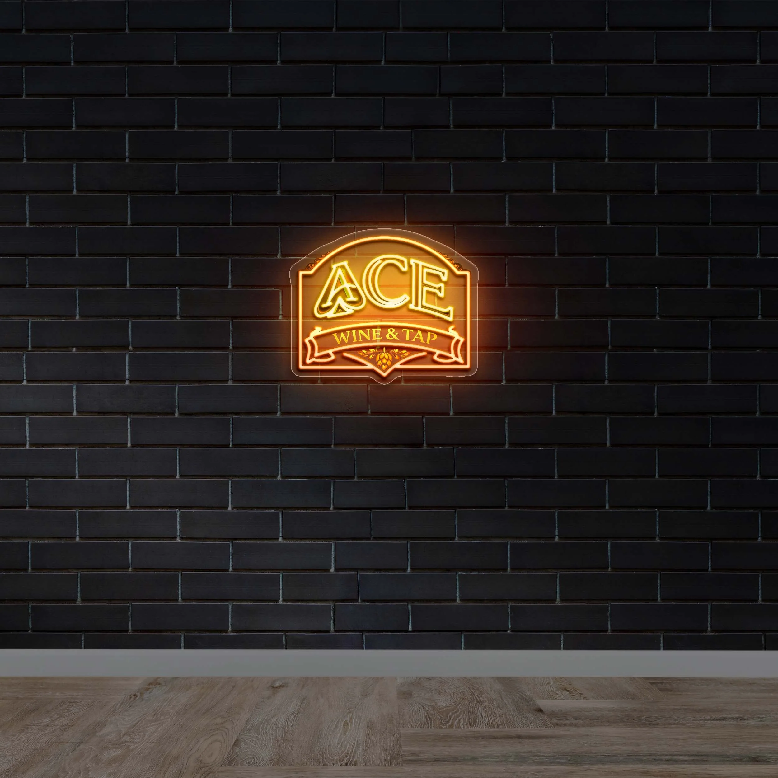ACE Wine & Tap - Premium Neon Artwork