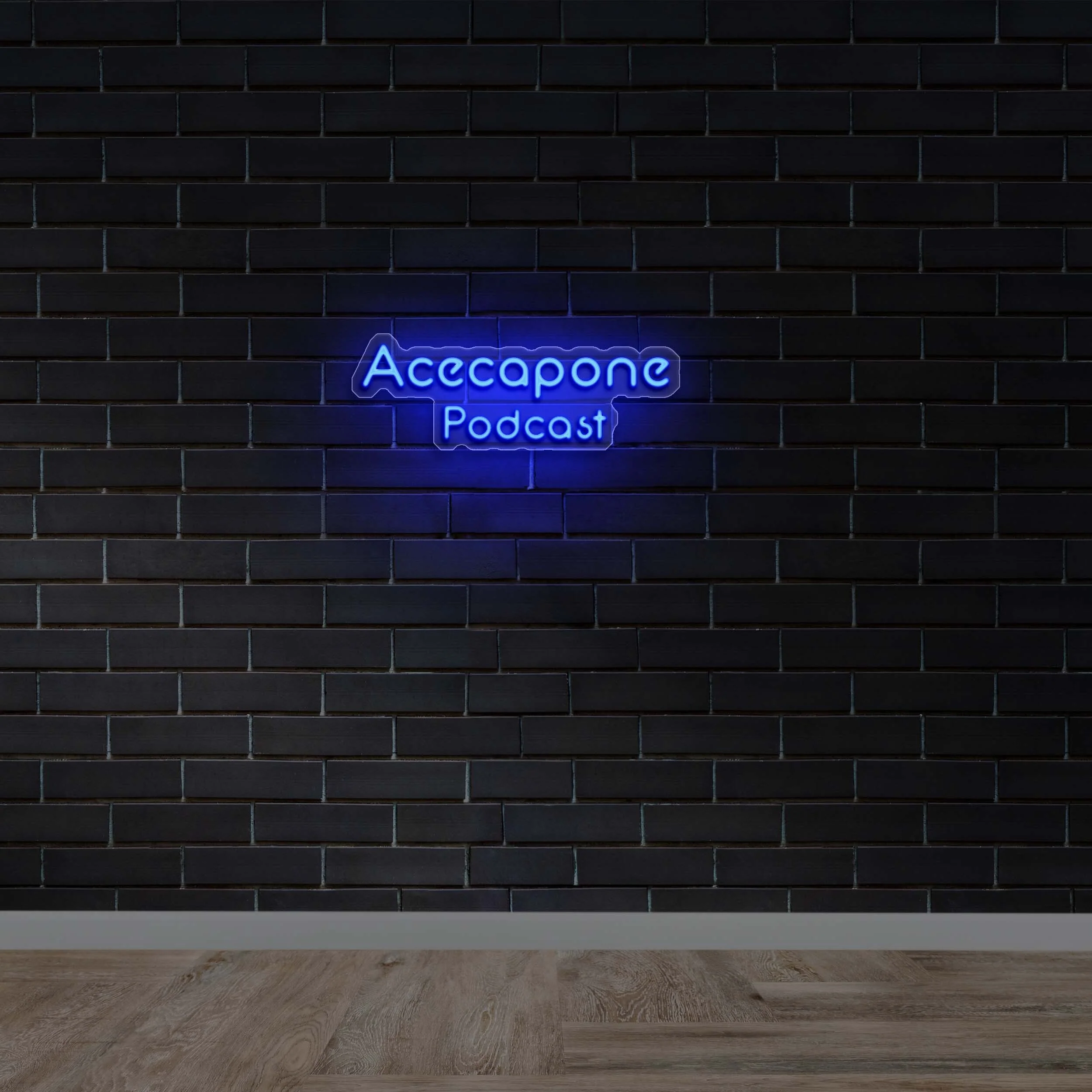 Acecapone Podcast | 2nd Version - Premium Neon Artwork
