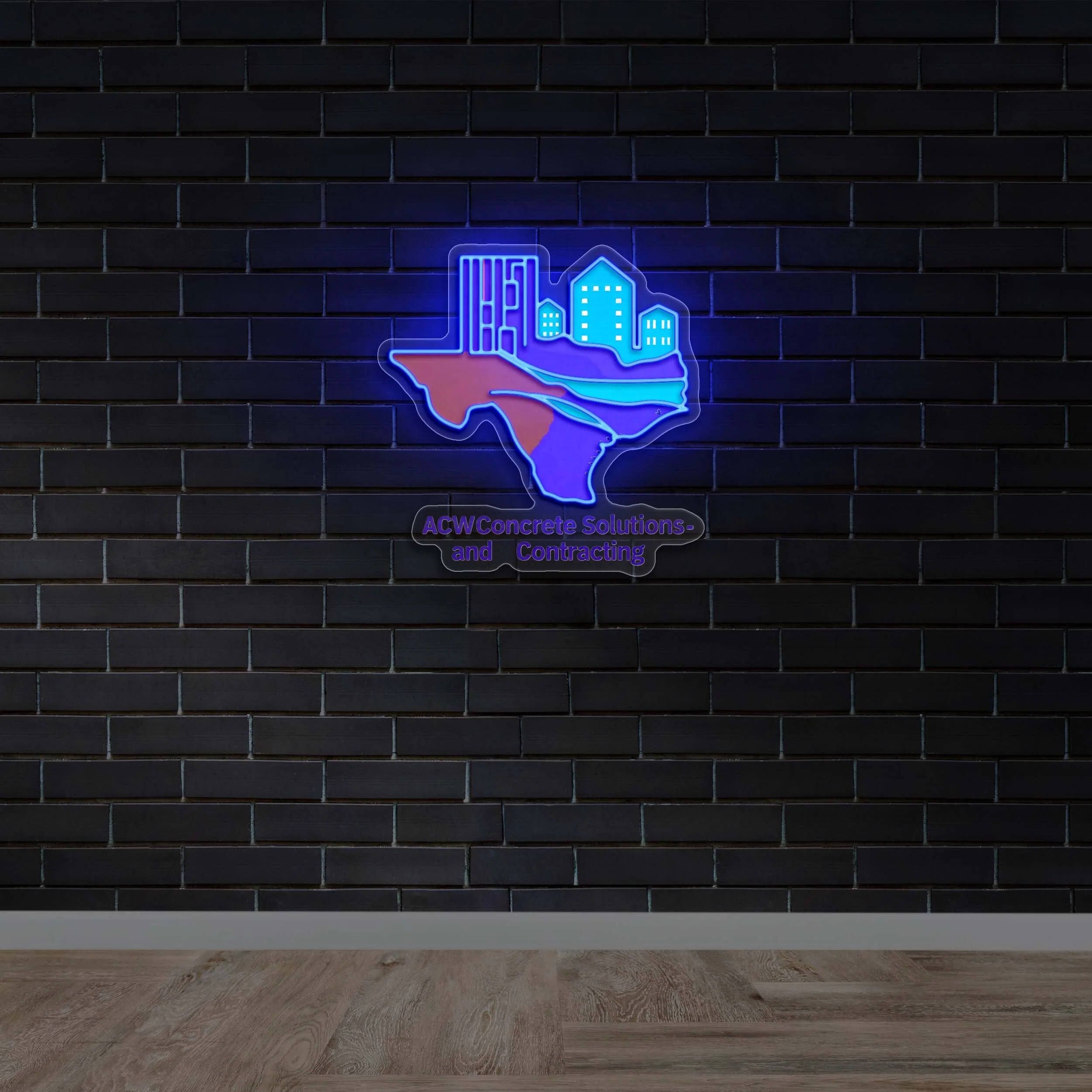 ACW Concrete Solutions and Contracting - Premium Neon Artwork