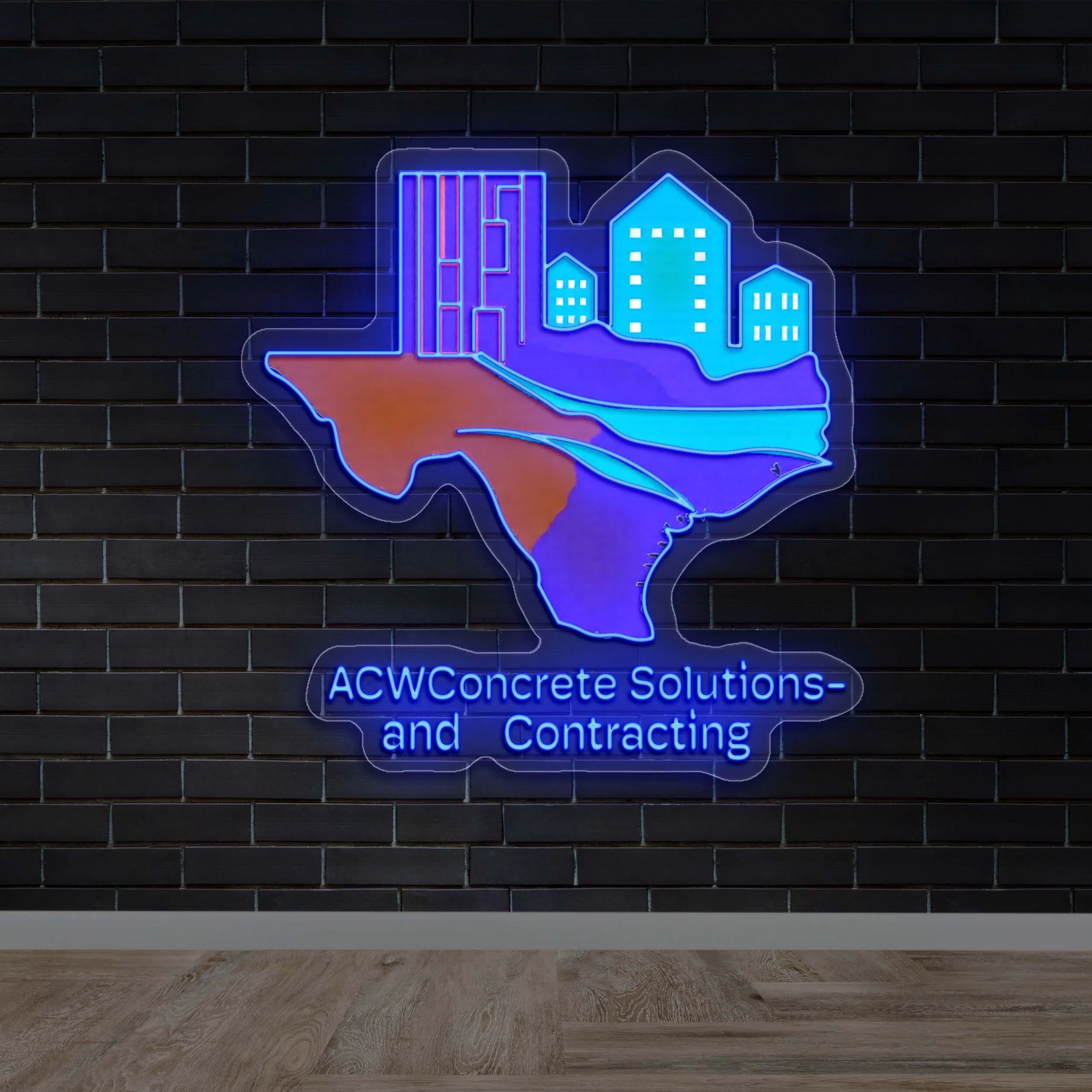 ACW Concrete Solutions and Contracting - Premium Neon Artwork - Image 3