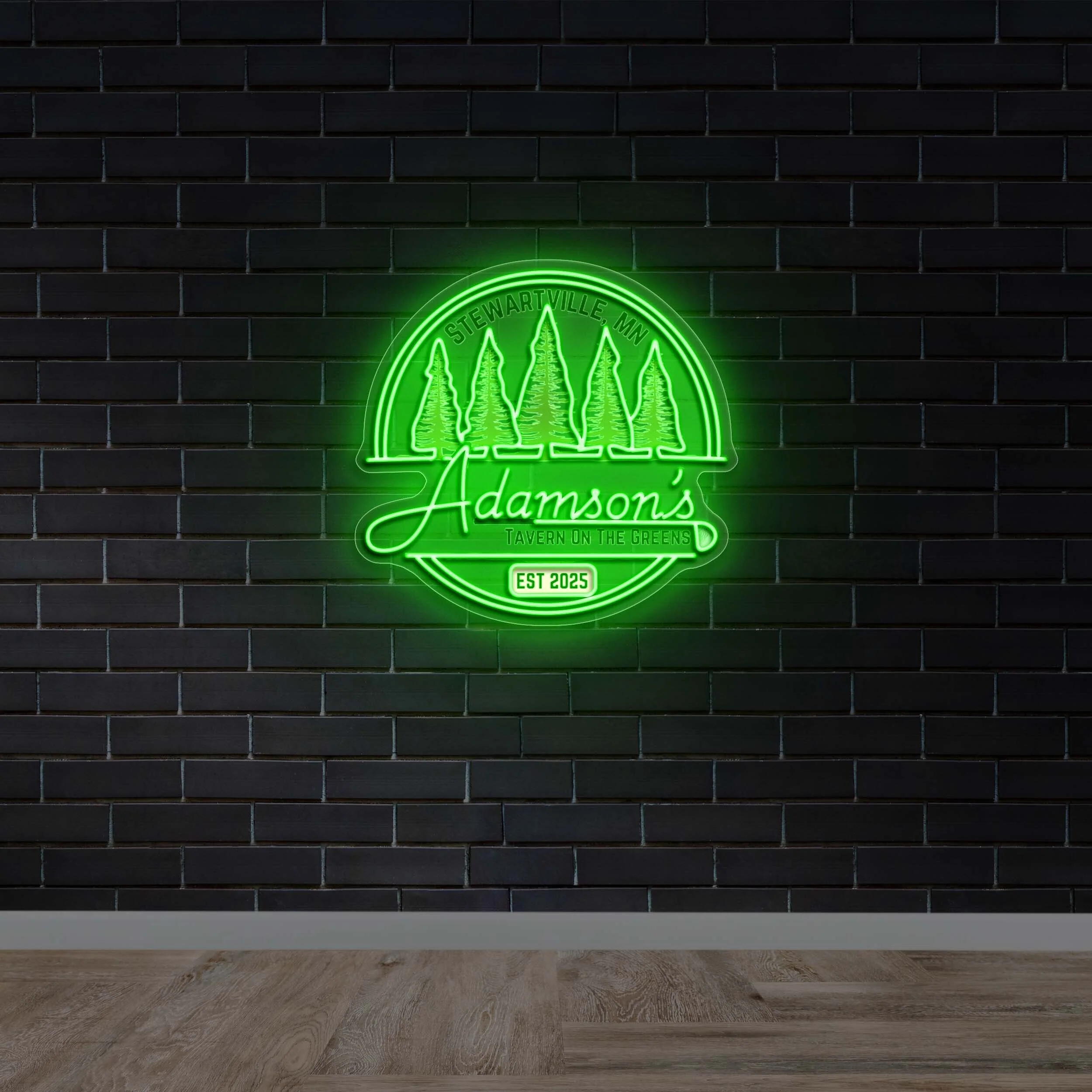 Adamson's - Premium Neon Artwork