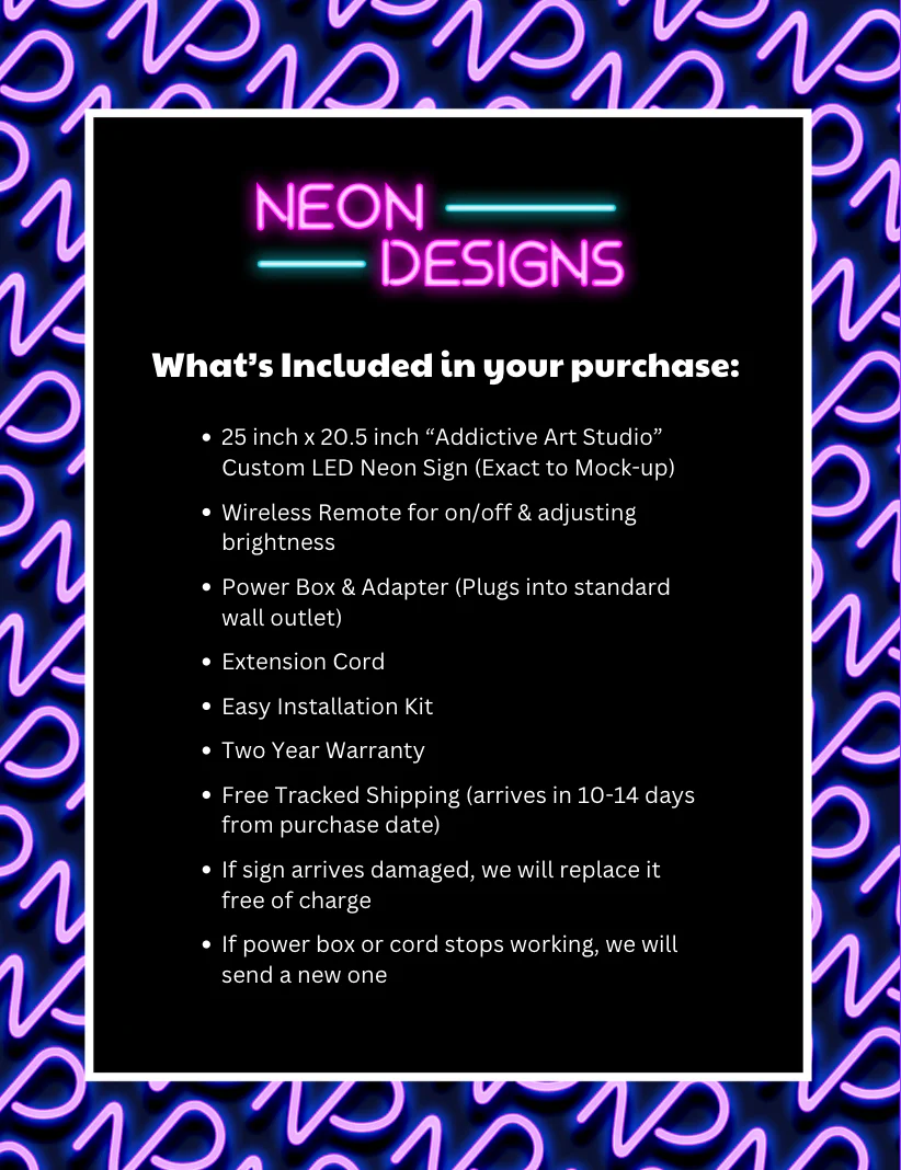 Addictive Art Studio - Premium Neon Artwork - Image 2