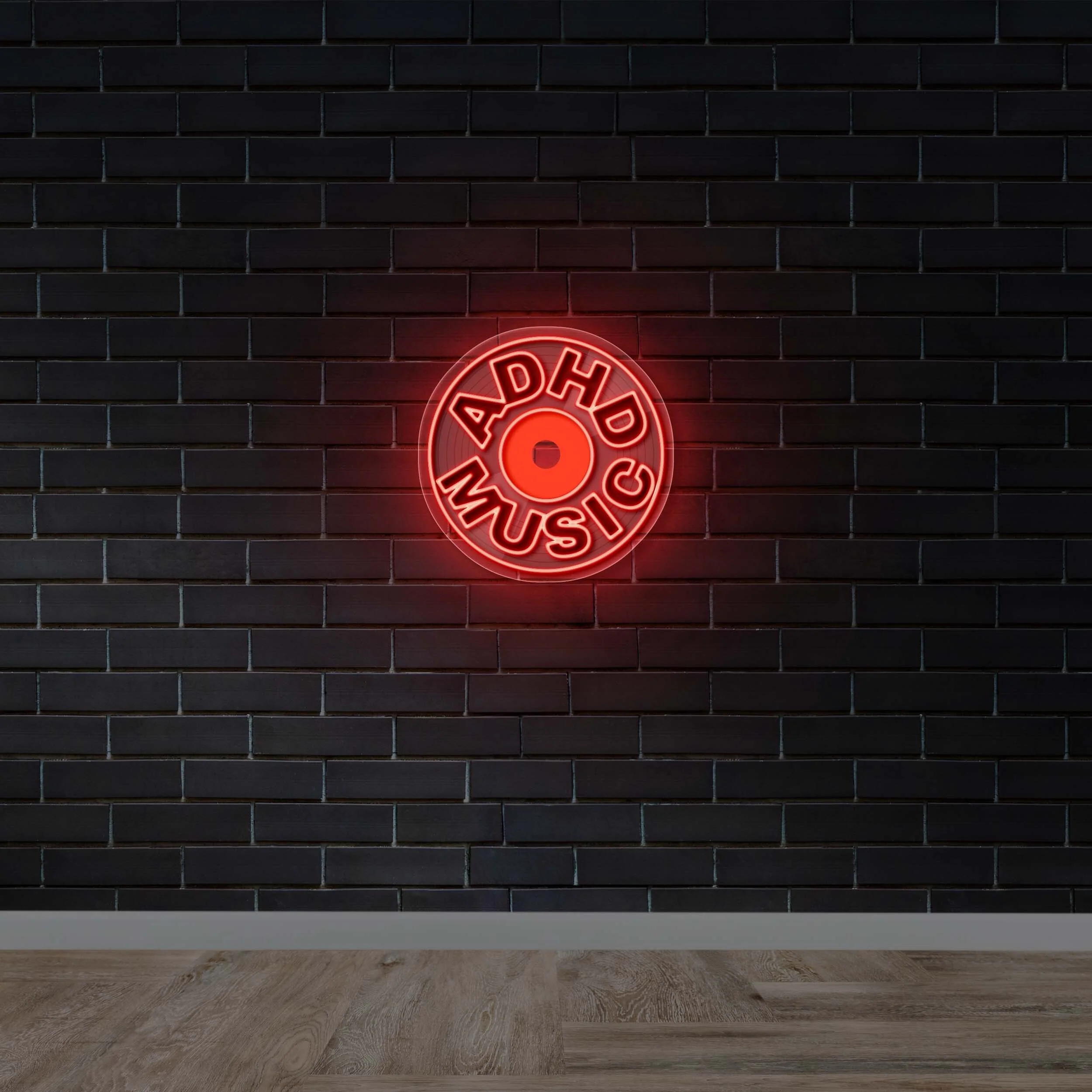 ADHD MUSIC - Premium Neon Artwork