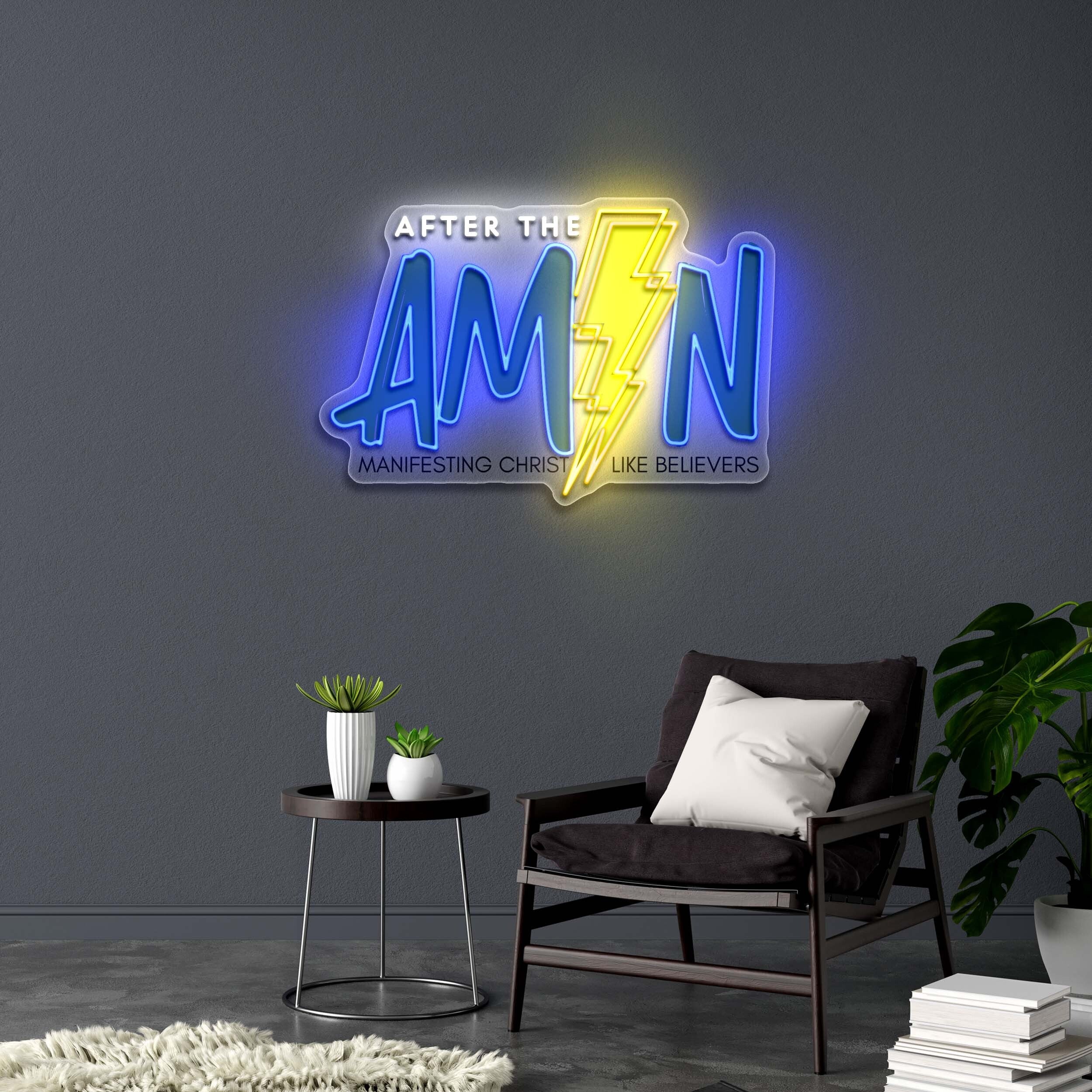 After The Amen – Premium Neon Artwork