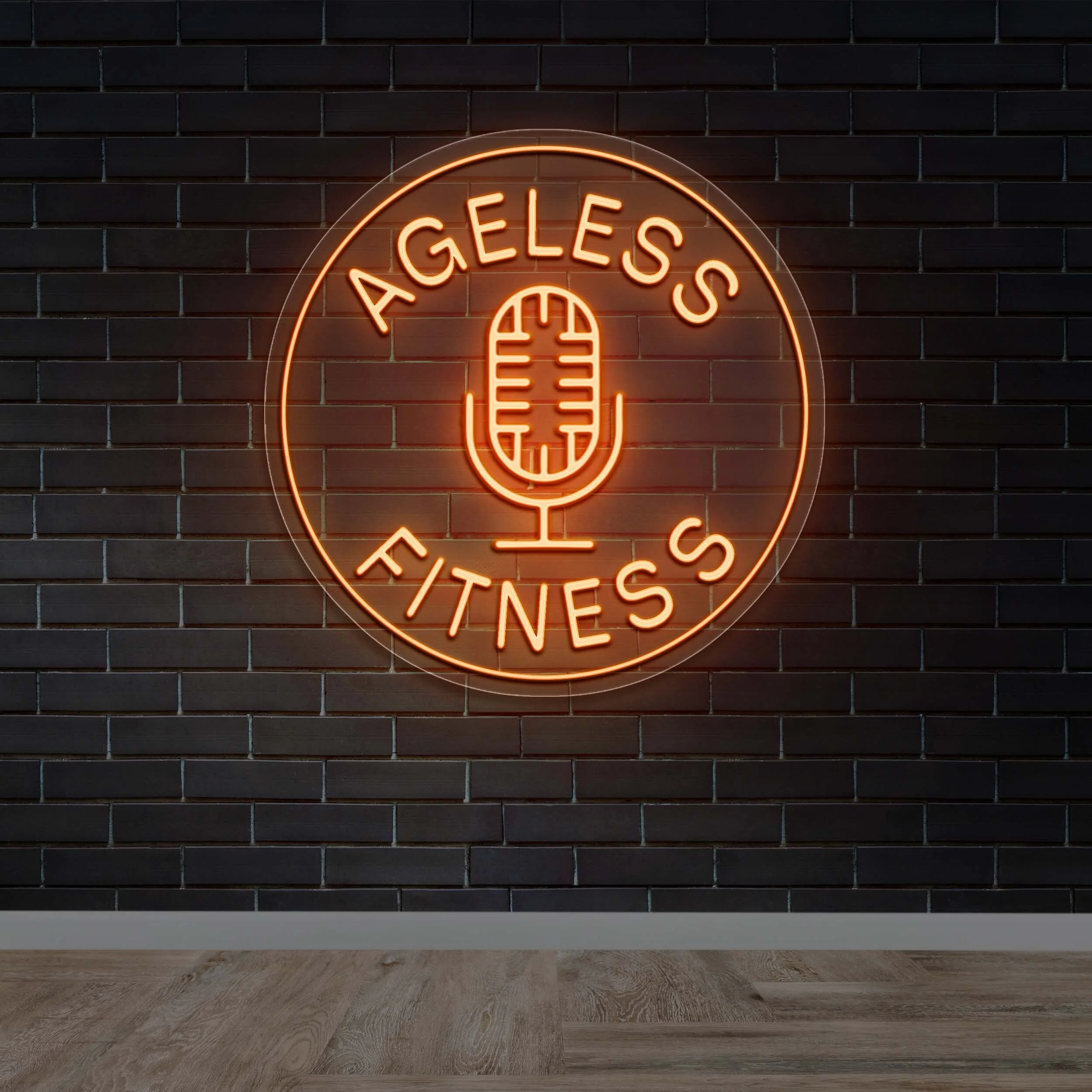 Ageless Fitness - Premium Neon Artwork