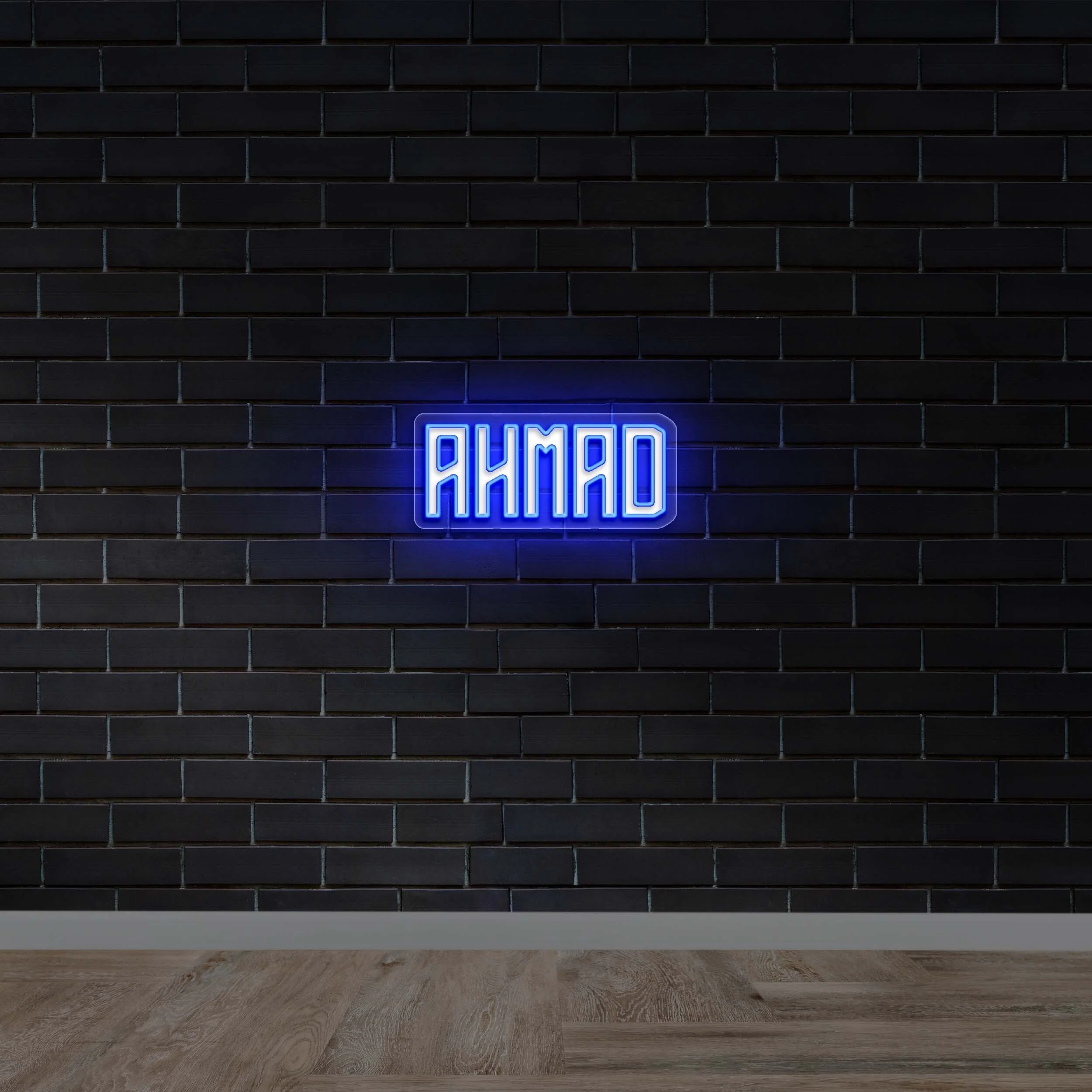 AHMAD - Premium Neon Artwork