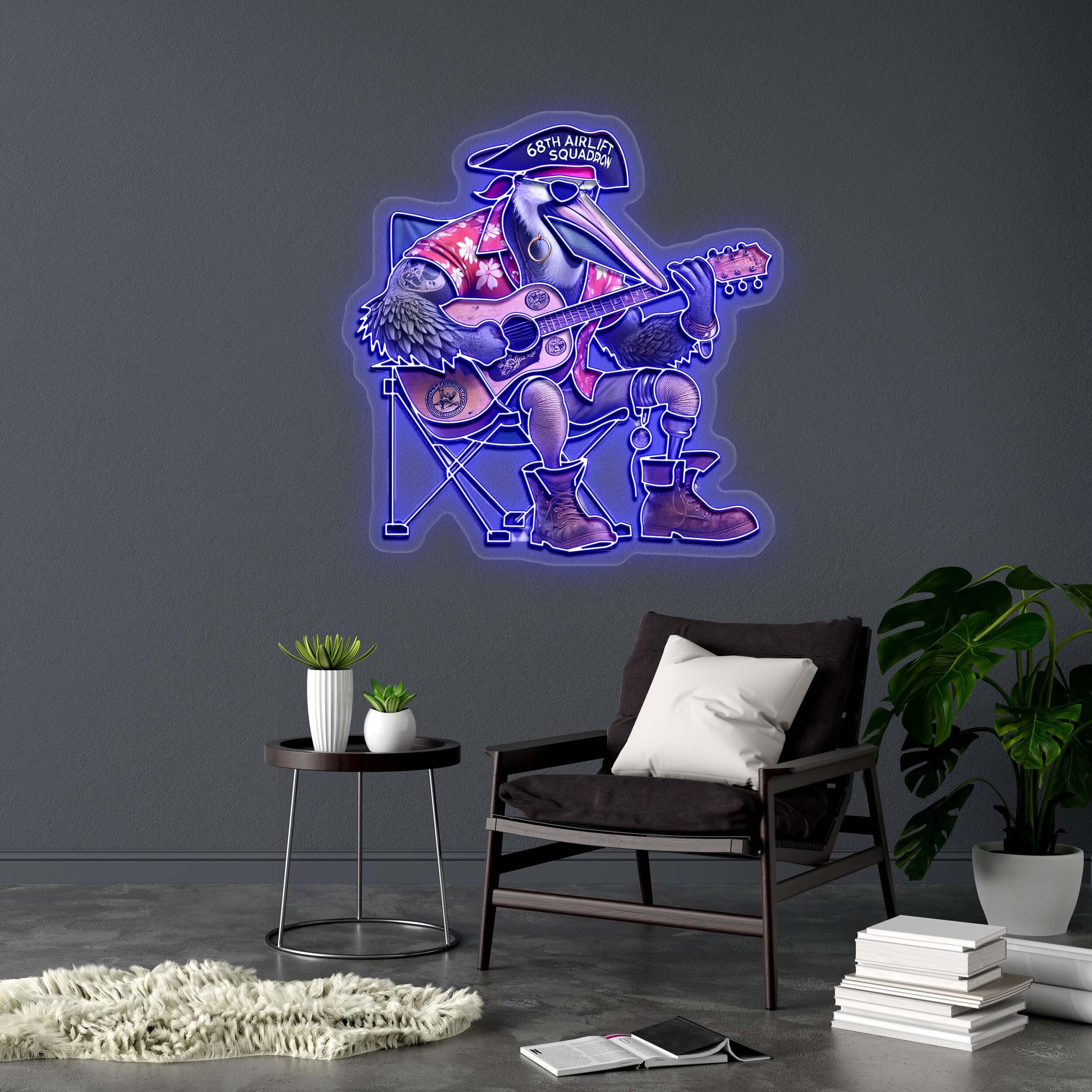 Air Force squadron - Premium Neon Artwork