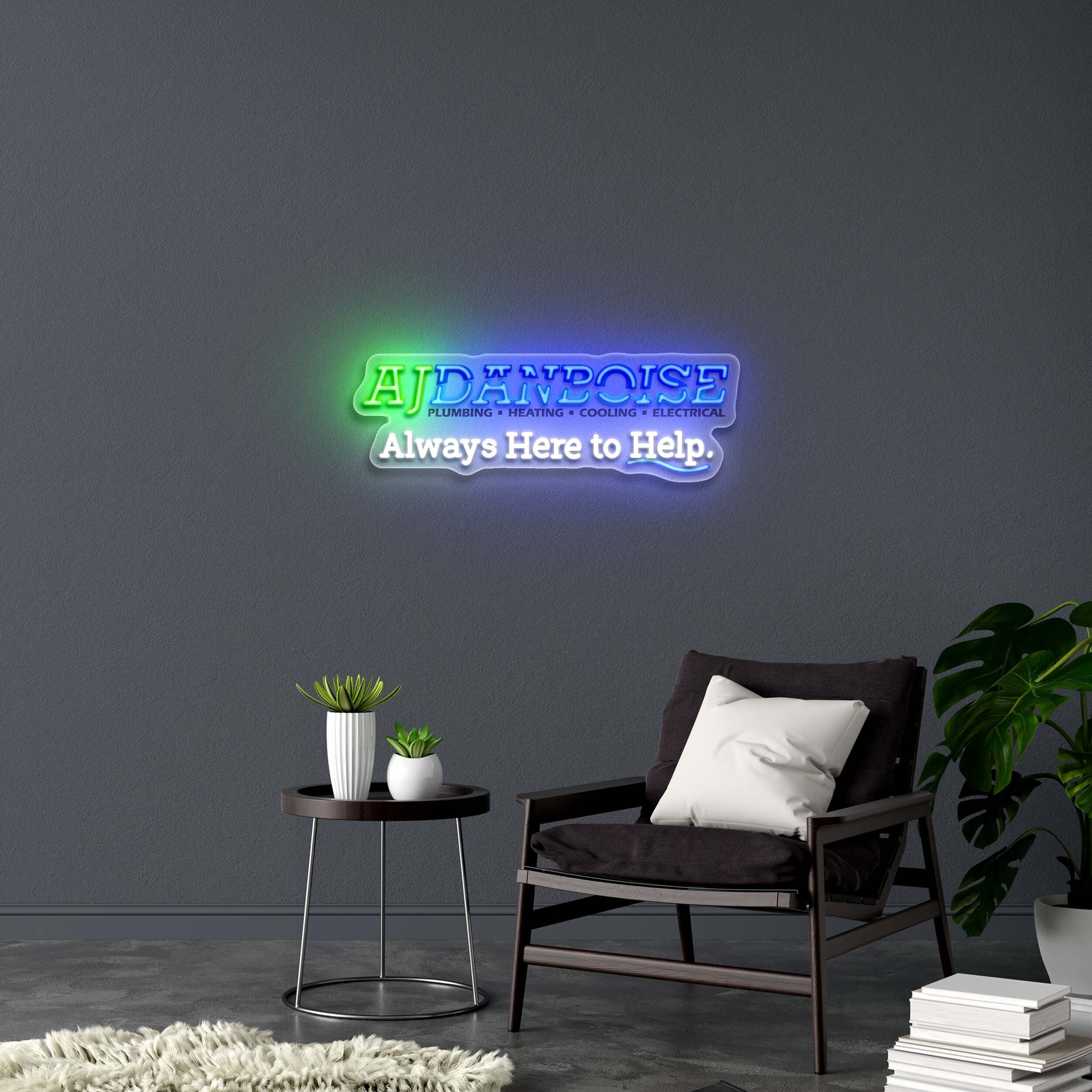 AJDANBOISE - Premium Neon Artwork
