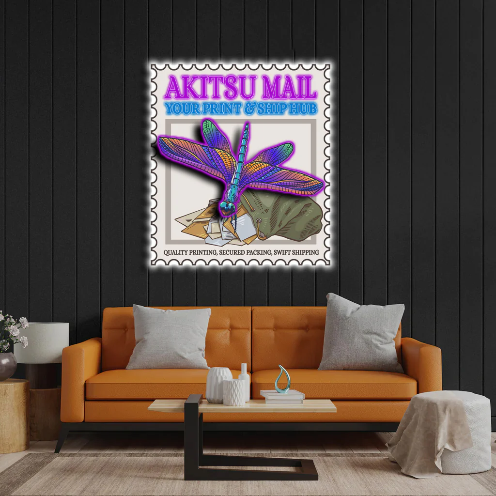 Akitsu Mail - Premium Neon Artwork