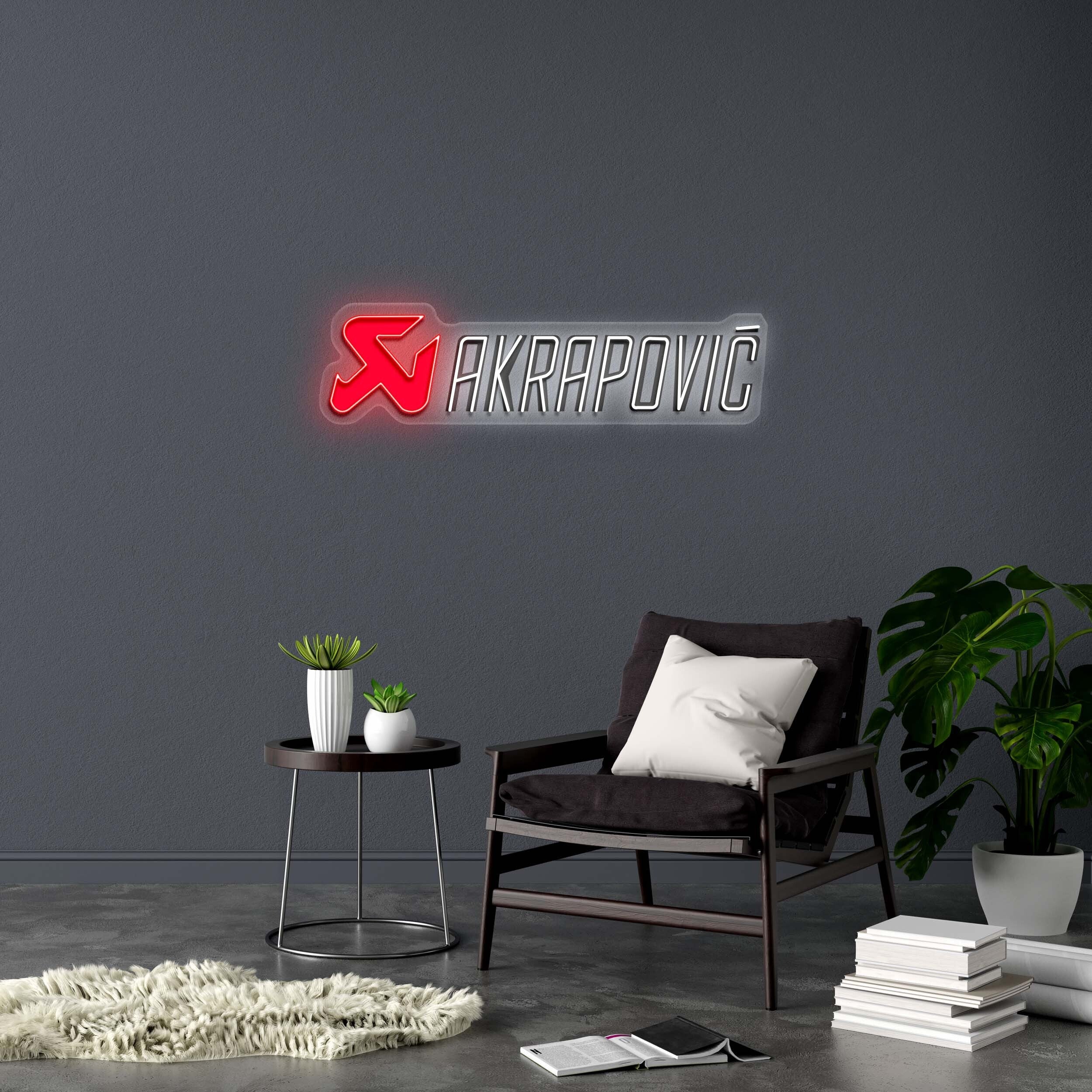 AKRAPOVIC - Premium Neon Artwork