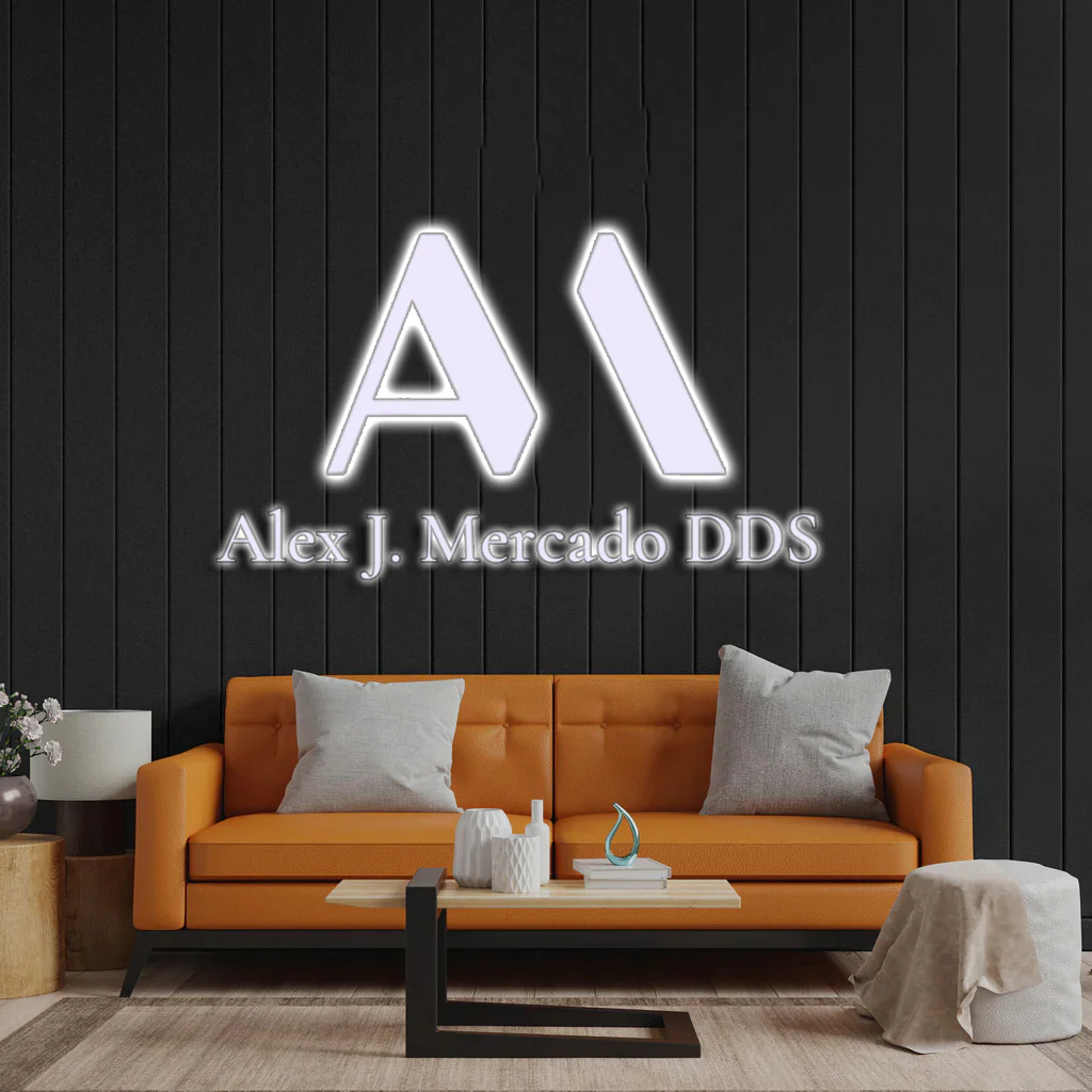 Alex J. Mercado DDS - Premium Neon Artwork
