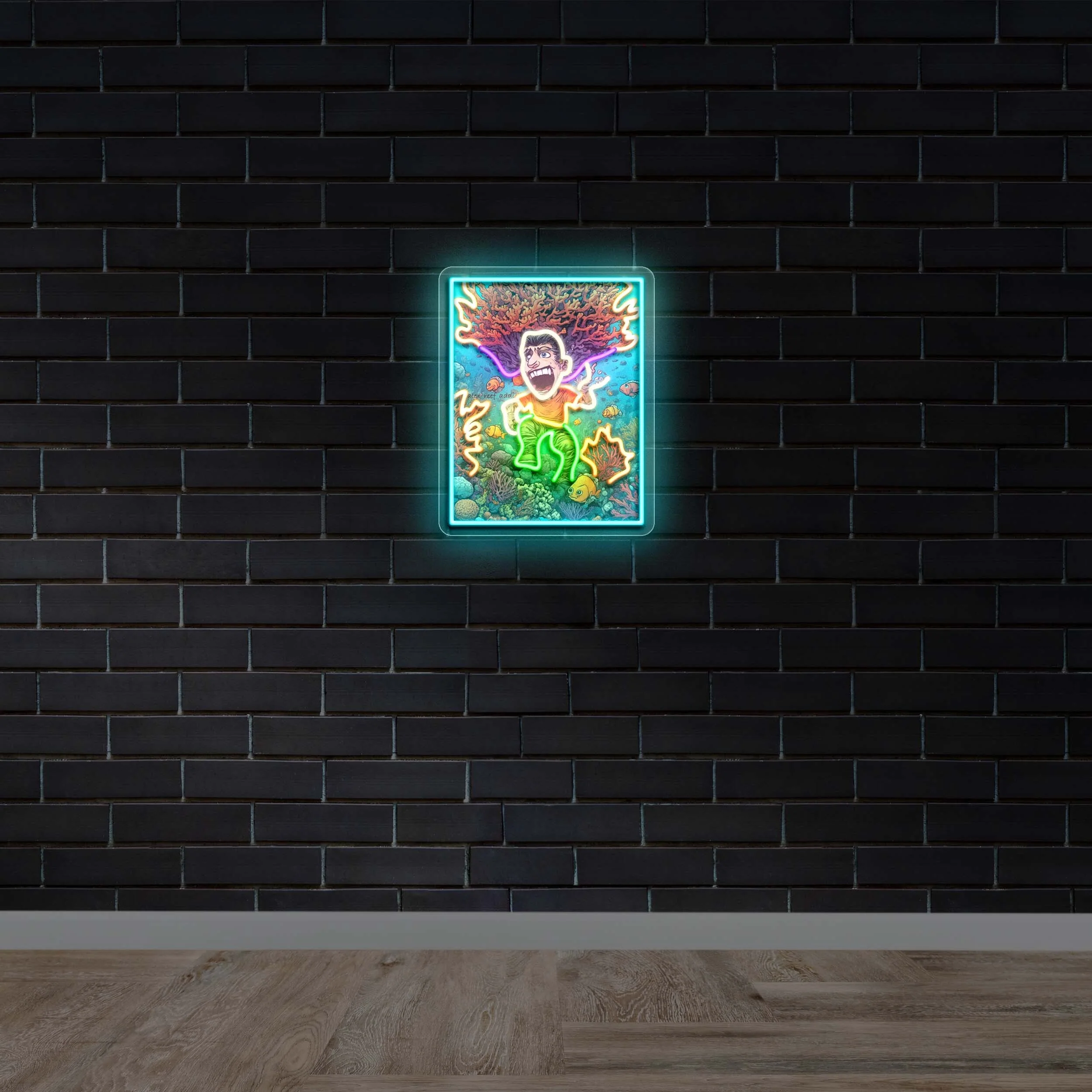 Alex Reef Addict - Premium Neon Artwork