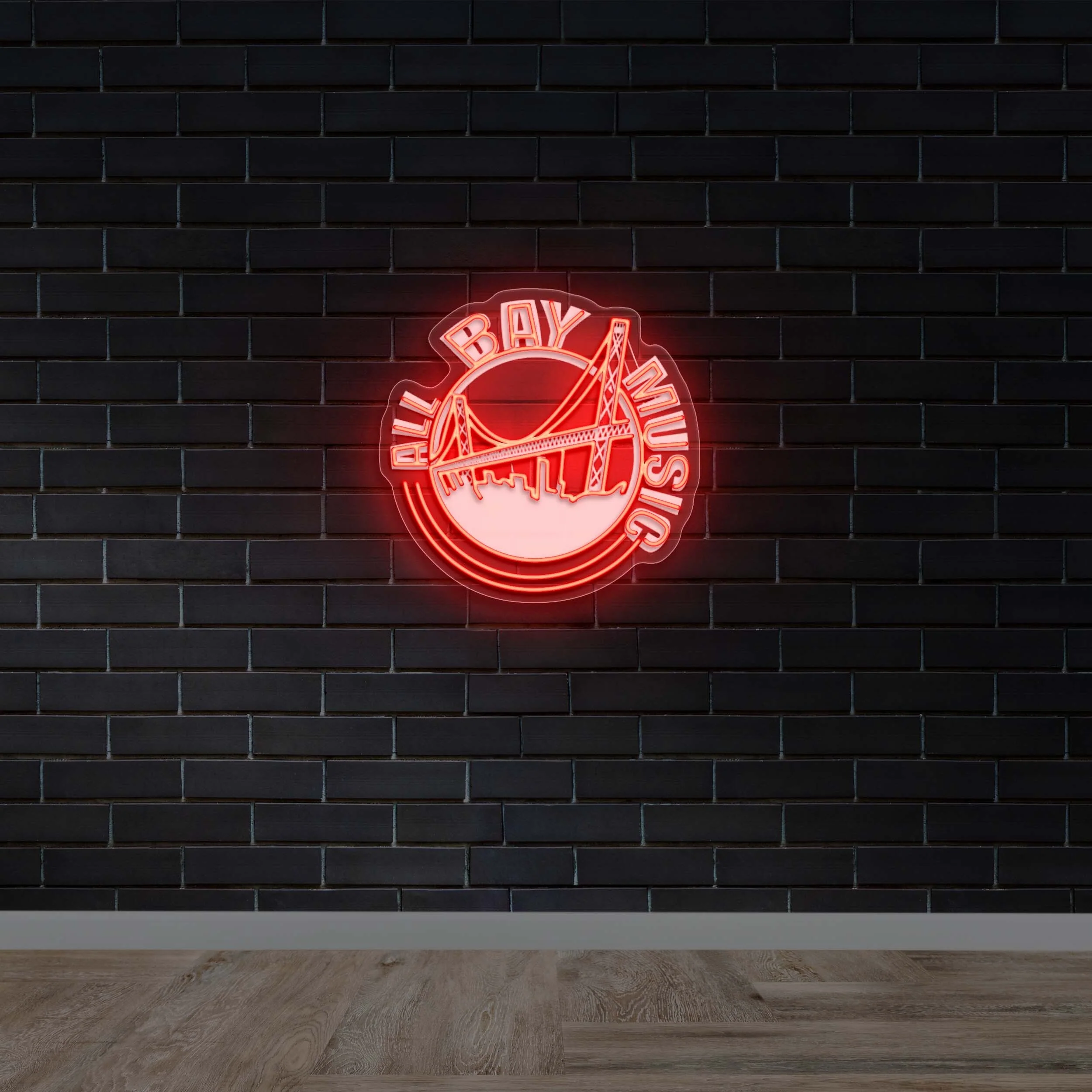 All Bay Music - Premium Neon Artwork