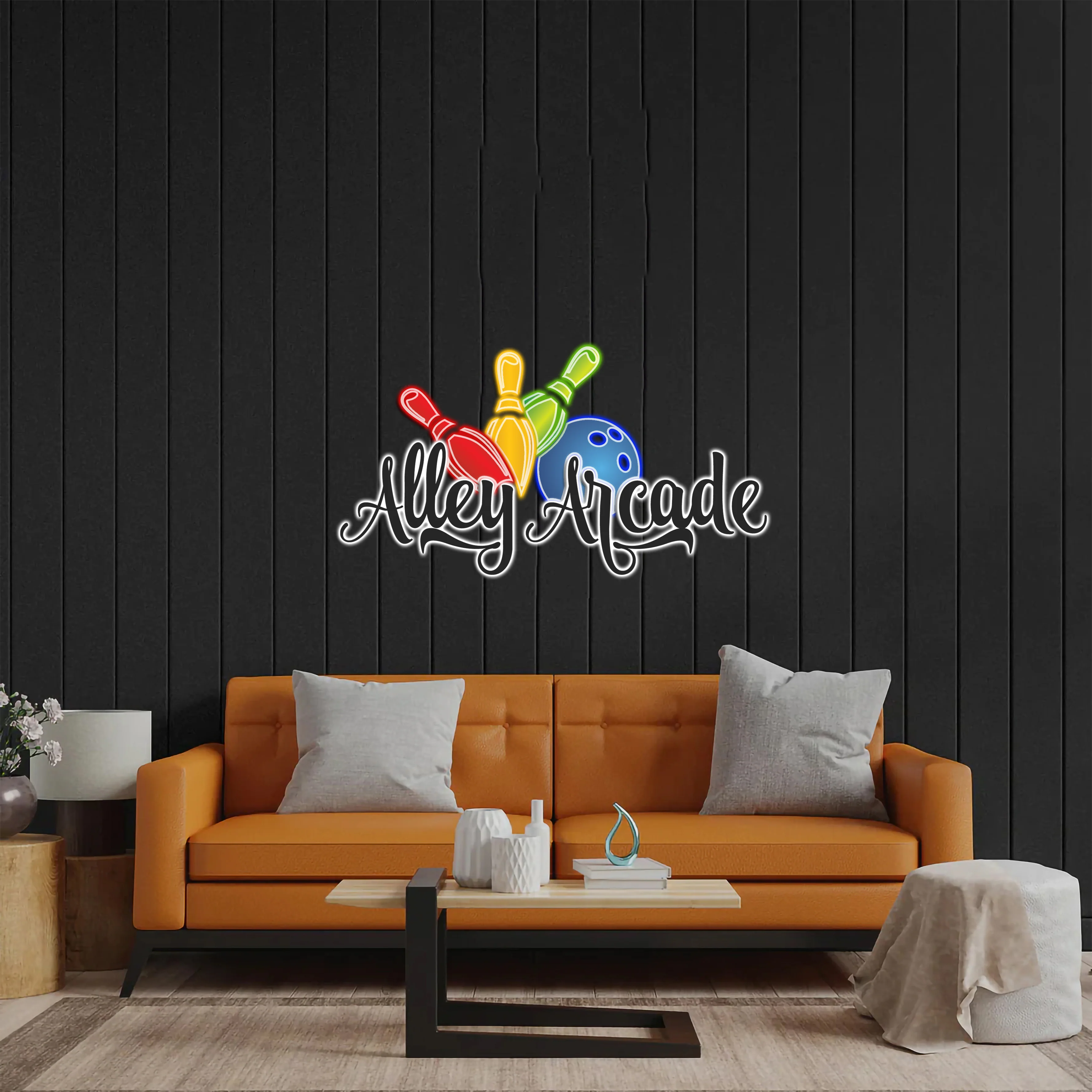Alley Arcade - Premium Neon Artwork