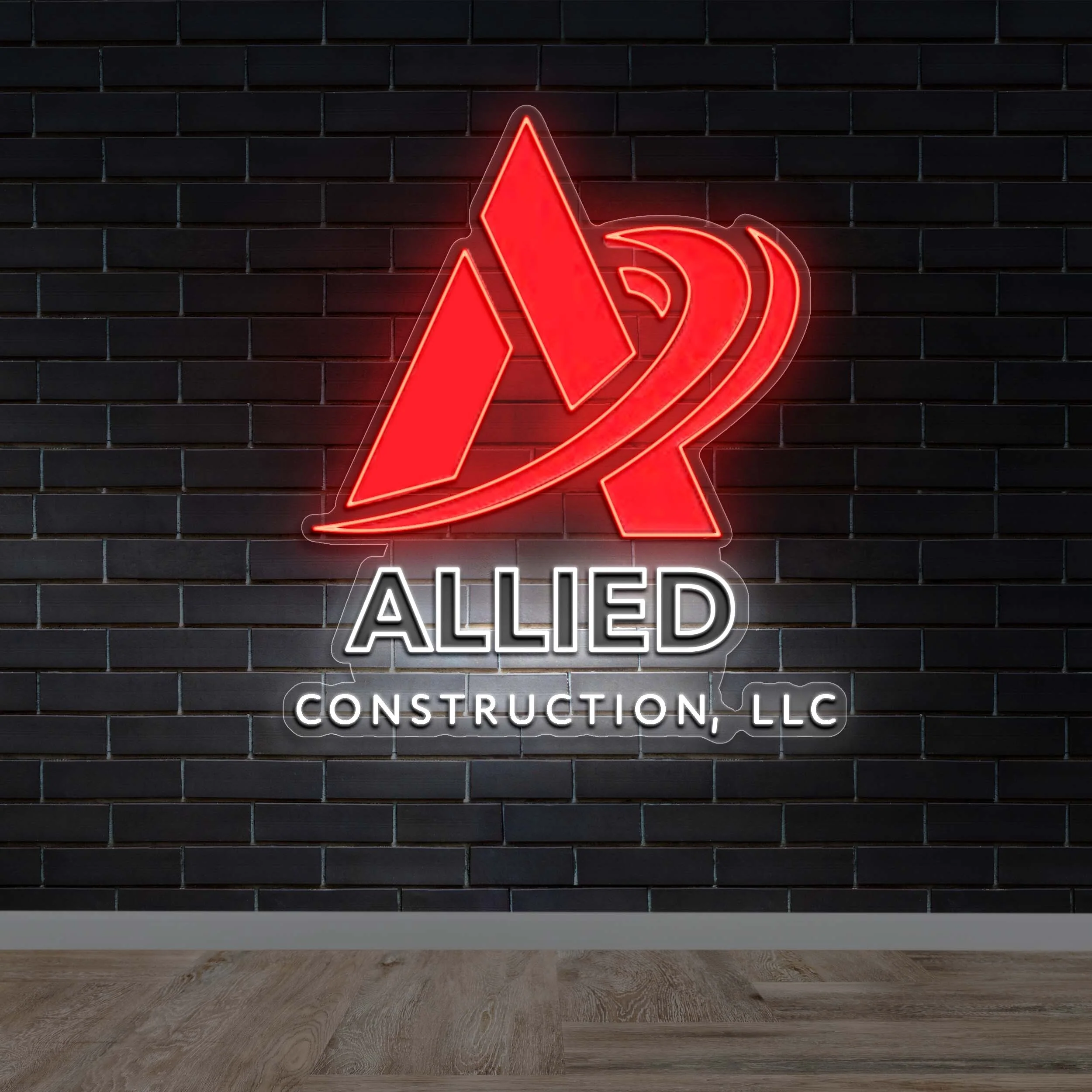 ALLIED CONSTRUCTION, LLC - Premium Neon Artwork