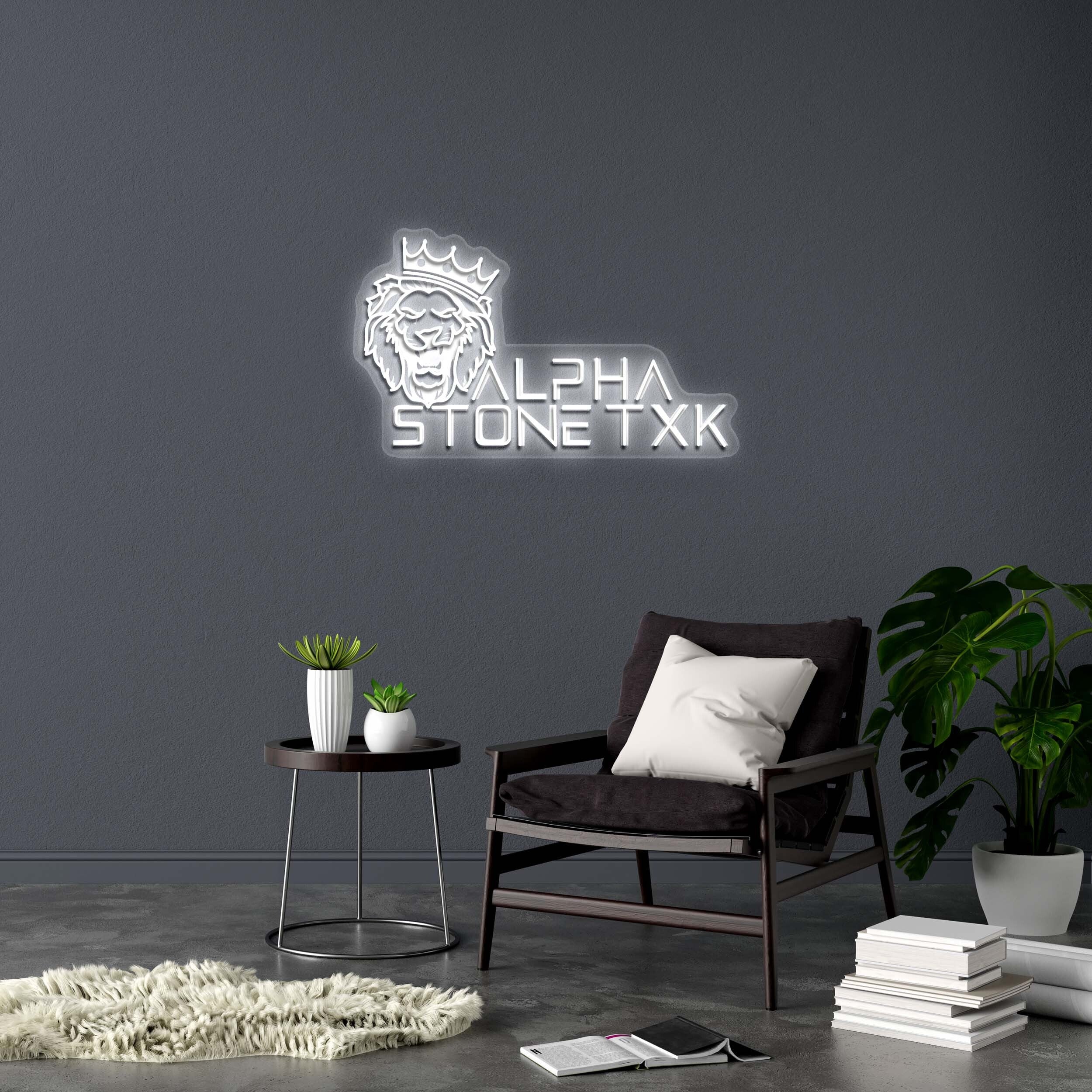 ALPHA STONE TXK - Premium Neon Artwork