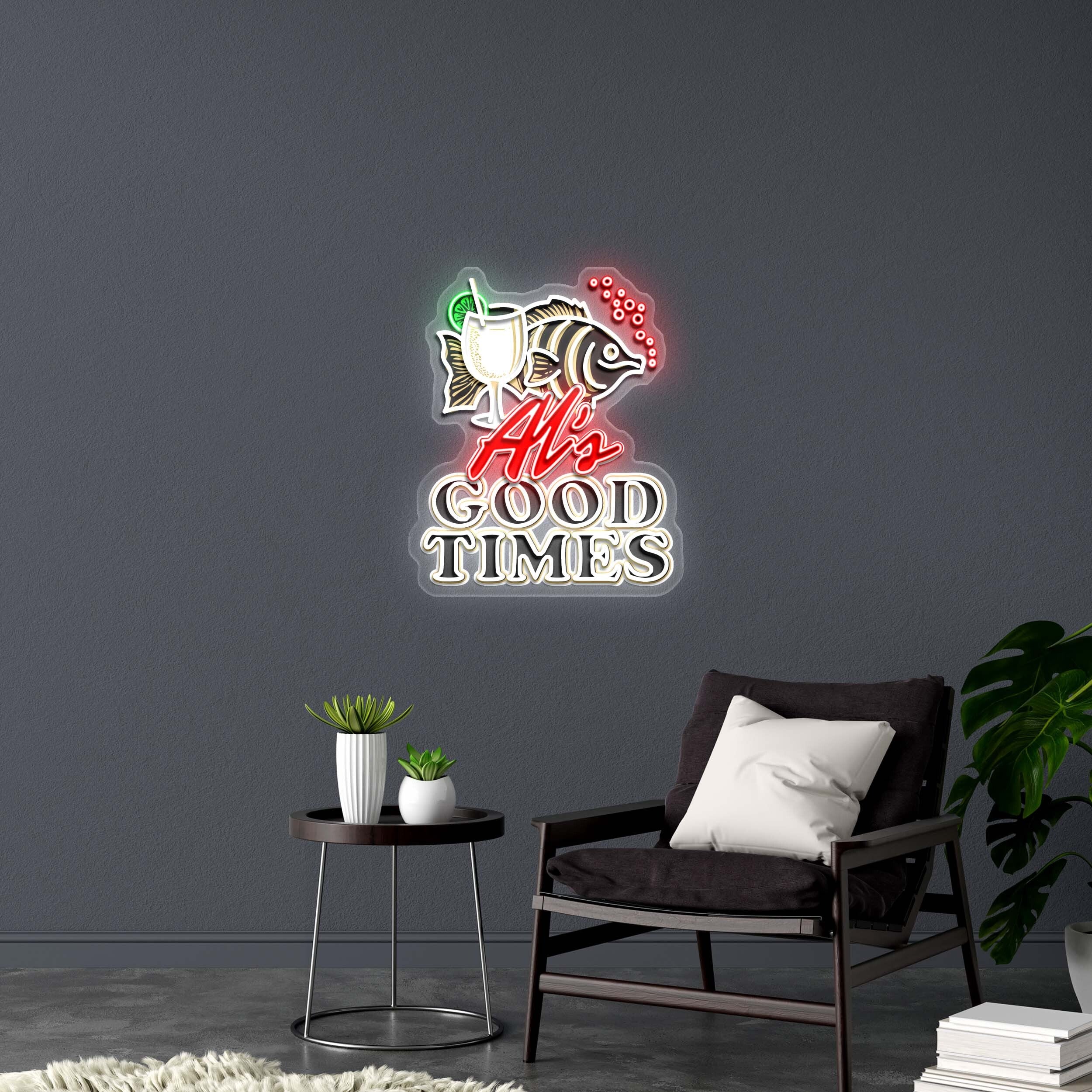 AL'S GOOD TIMES | 2nd Version - Premium Neon Artwork - Image 2