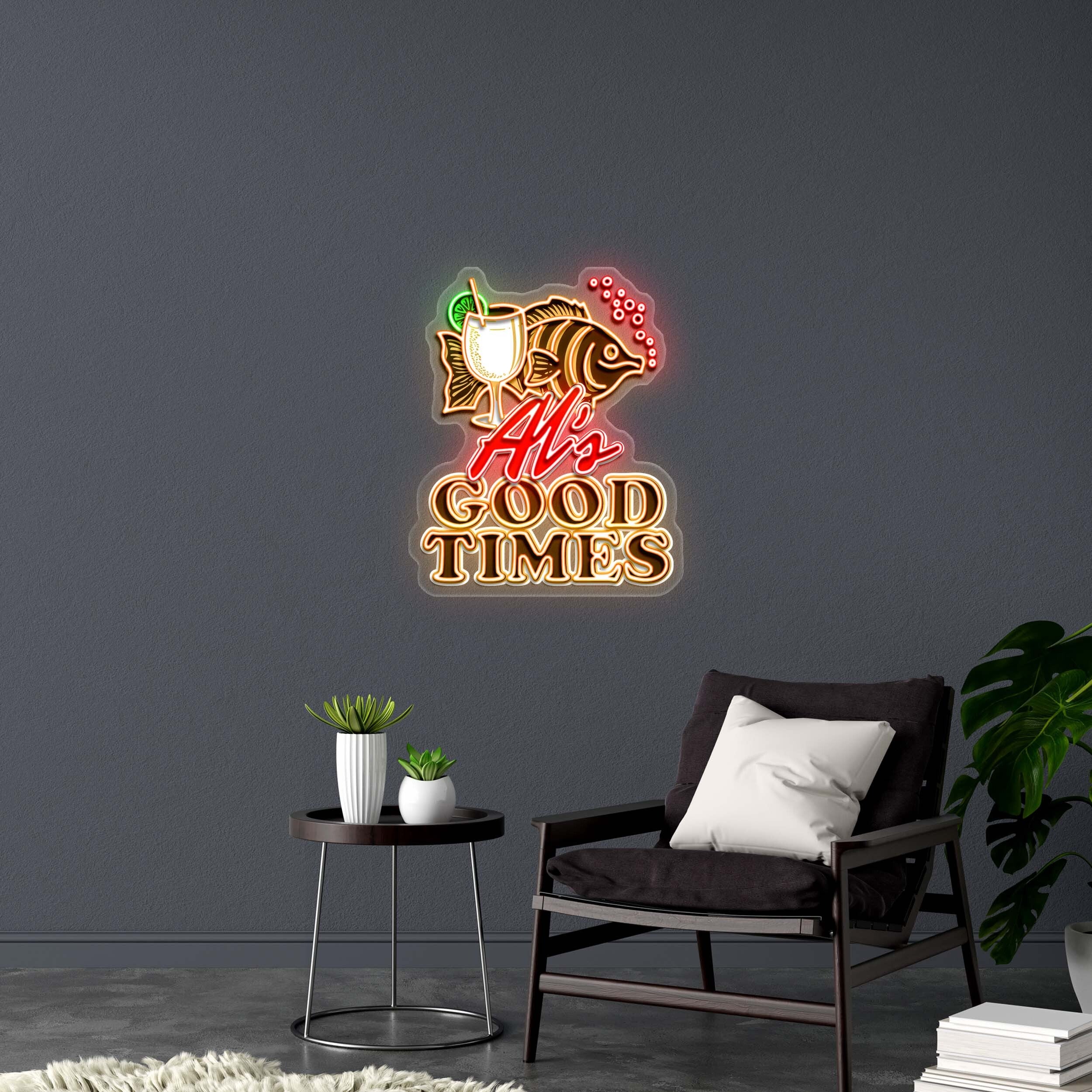 AL'S GOOD TIMES | 2nd Version - Premium Neon Artwork - Image 3